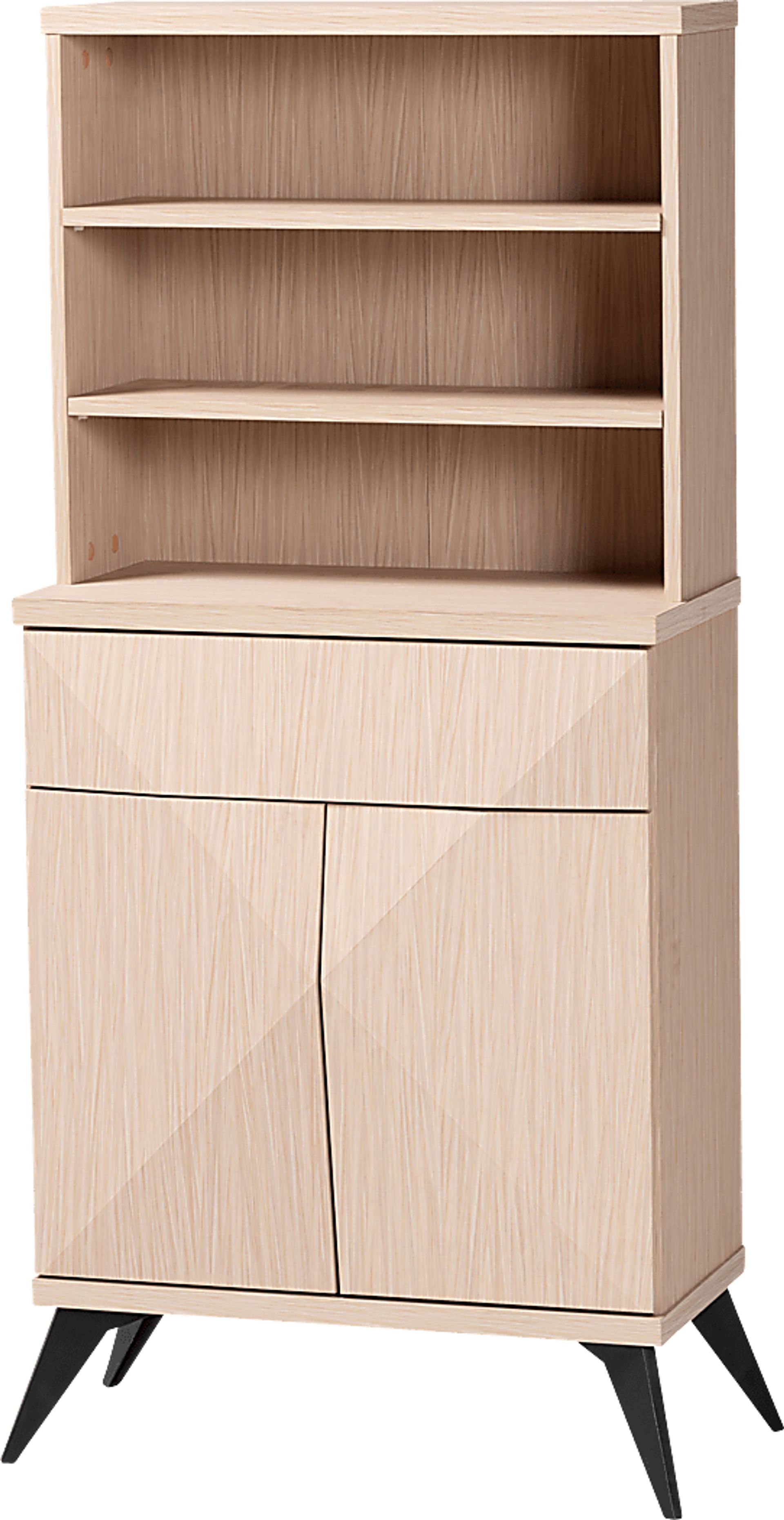Livius Light Brown China Cabinet - Image 1