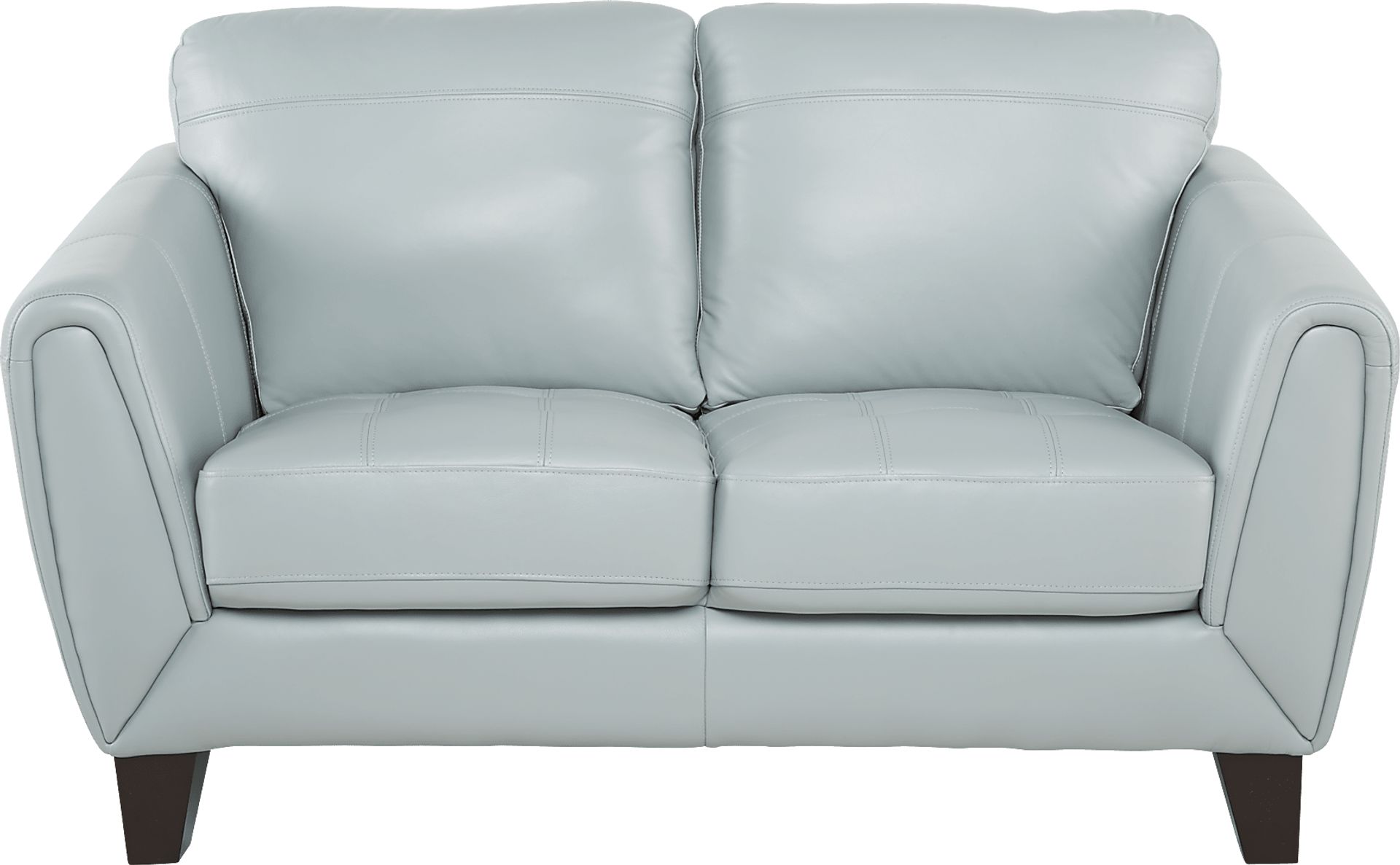 Livorno Aqua Leather 3 Pc Living Room - Image 3