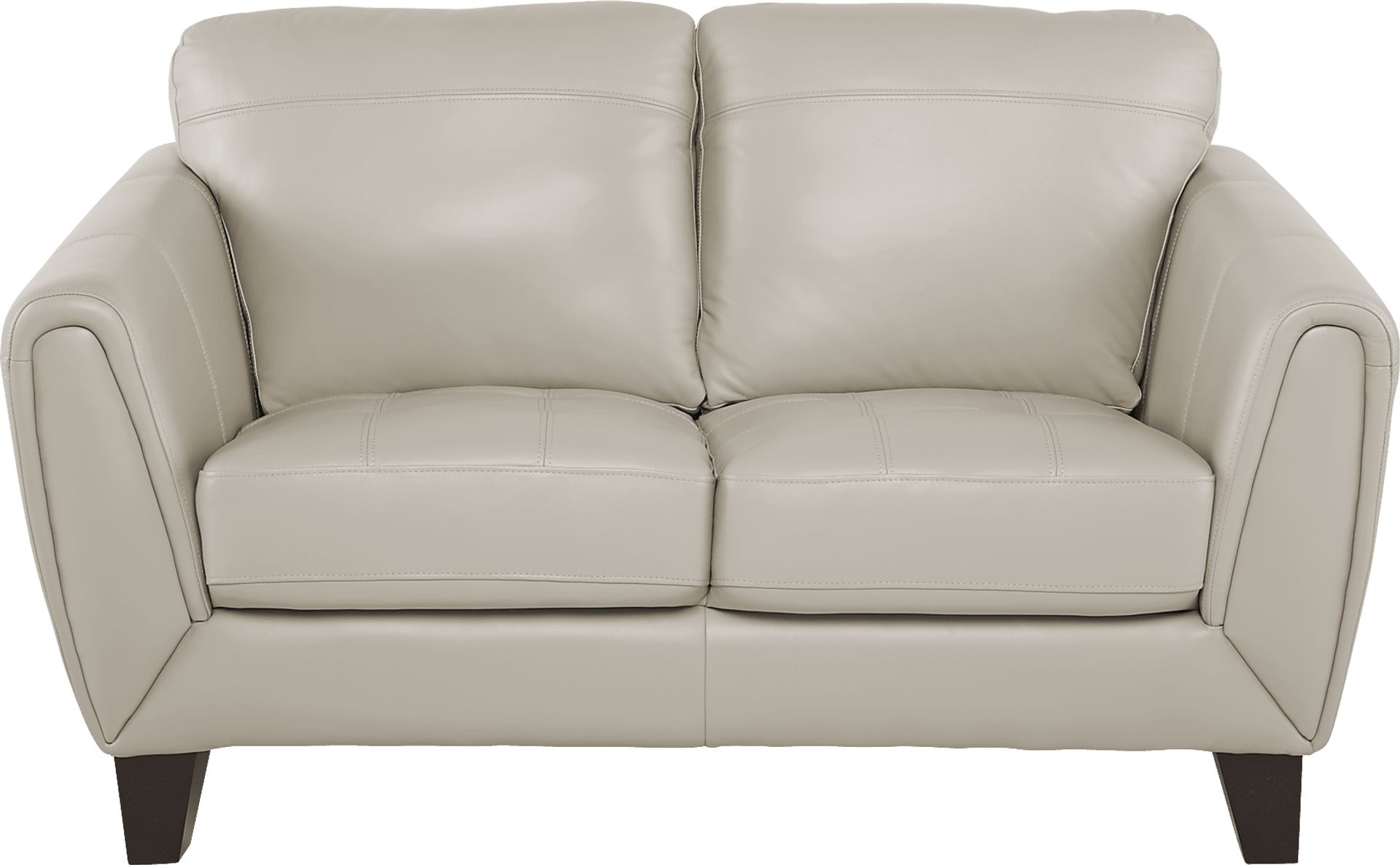 Livorno Beige Leather 3 Pc Living Room - Image 3