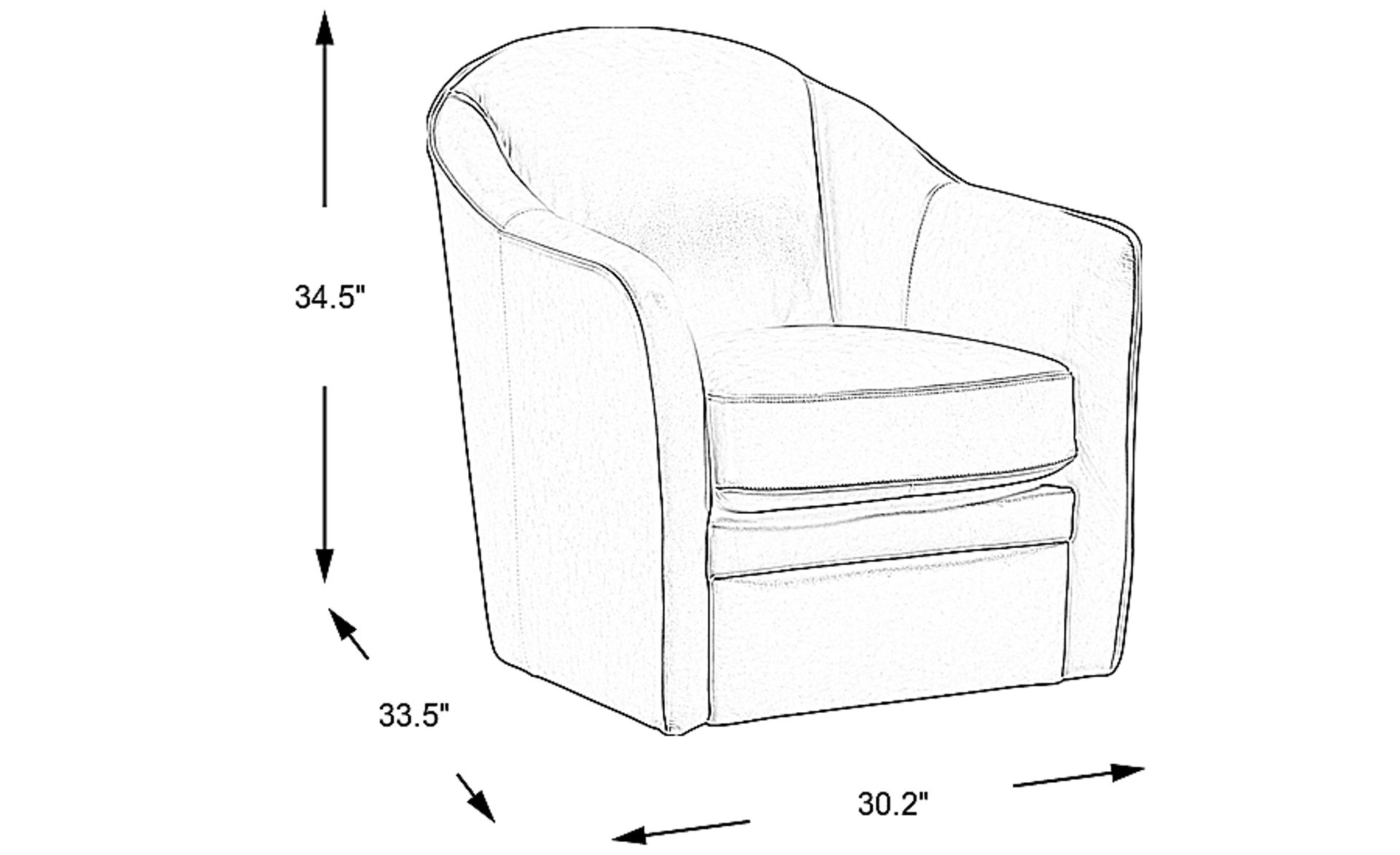 Dimension Image. Please refer to the Dimension Tab on this page for dimension details.