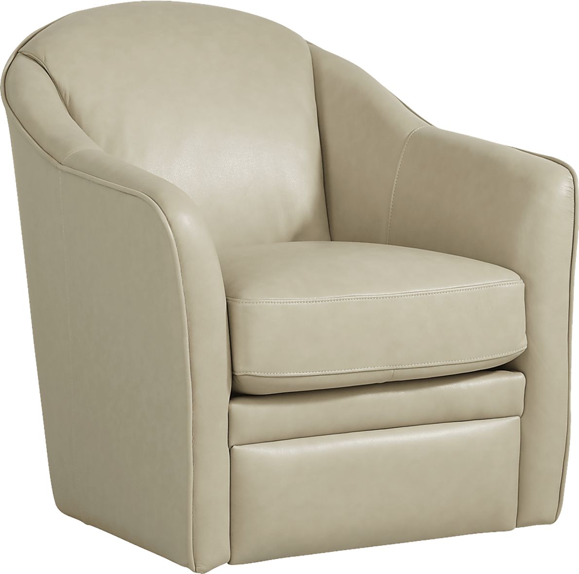 Livorno Lane Leather Swivel Chair