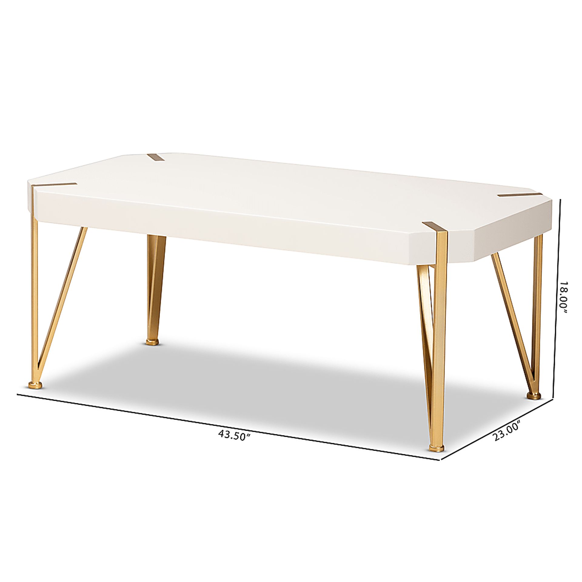 Lizardi White Cocktail Table - Image 8