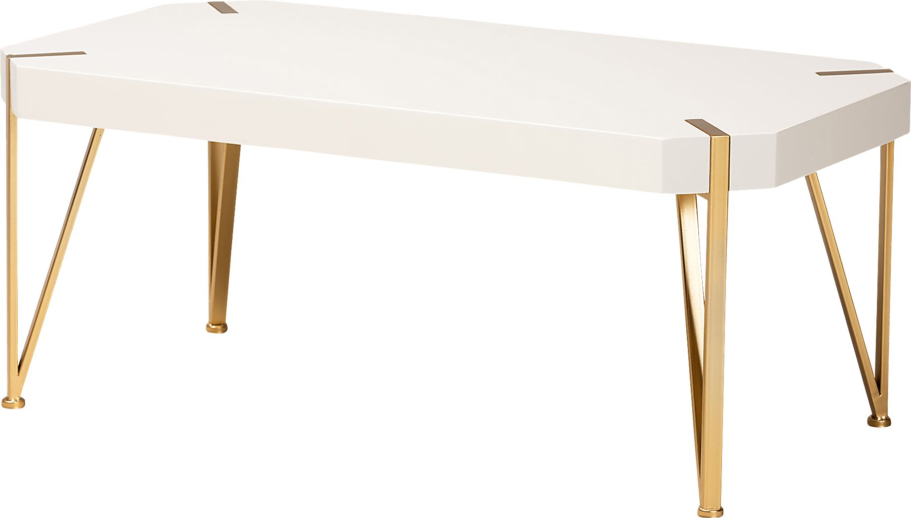 Lizardi White Cocktail Table