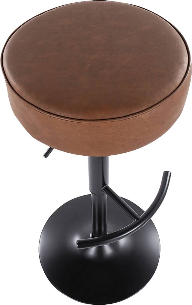 Lizlynn I Camel Adjustable Barstool, Set of 2 - Thumbnail - Image 7