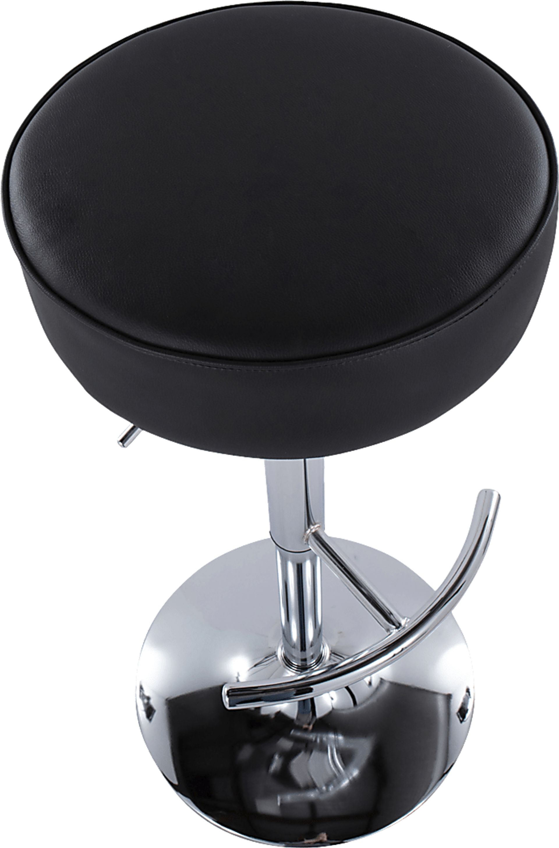 Lizlynn II Black Adjustable Barstool, Set of 2 - Image 9