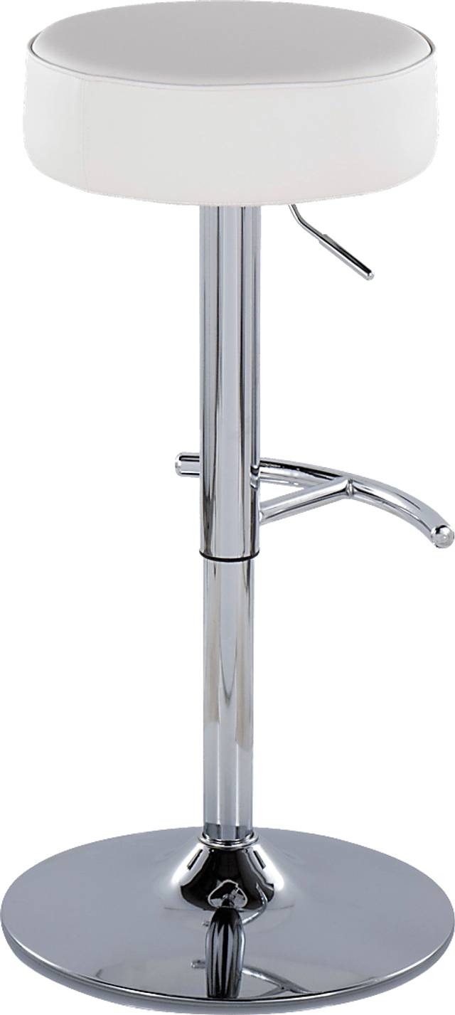 Lizlynn II White Adjustable Barstool, Set of 2 - Thumbnail - Image 6