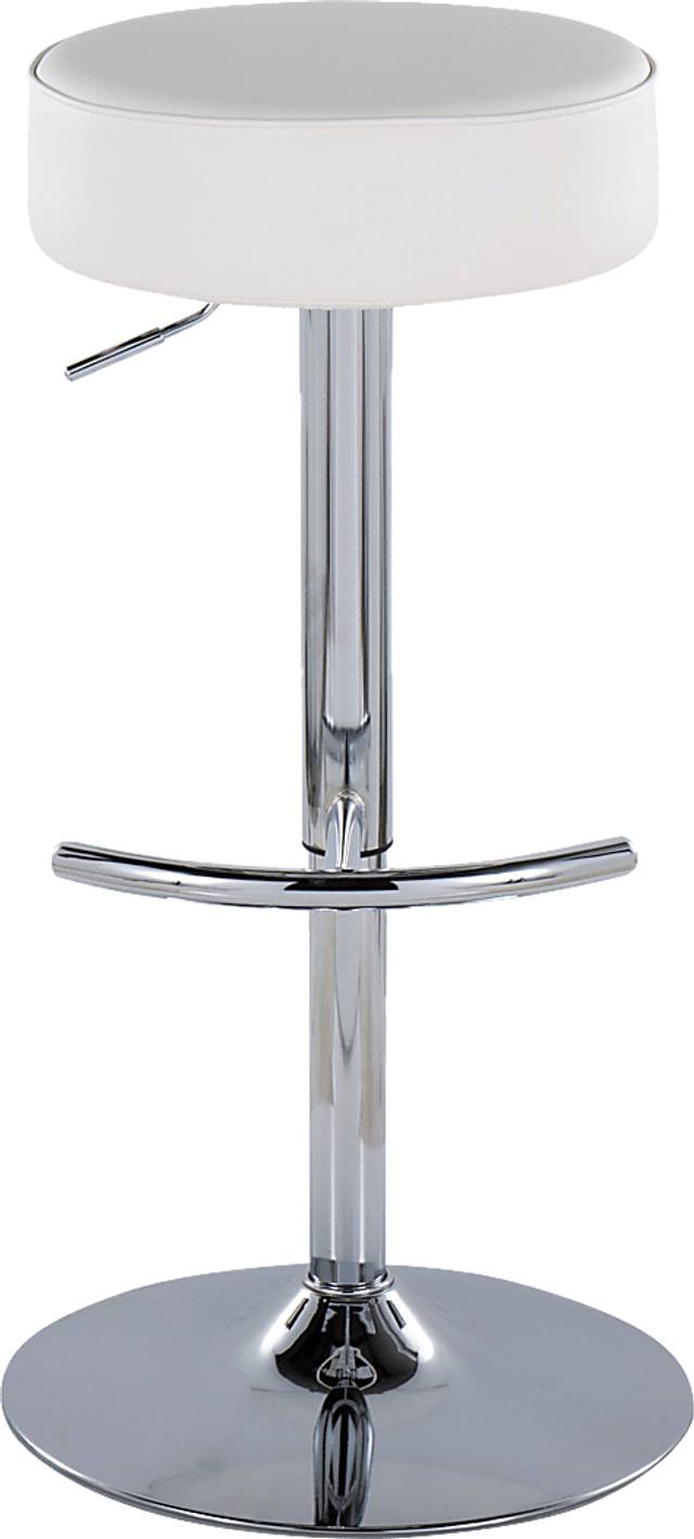 Lizlynn II White Adjustable Barstool, Set of 2 - Thumbnail - Image 8