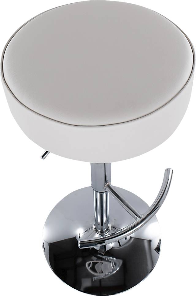 Lizlynn II White Adjustable Barstool, Set of 2 - Thumbnail - Image 9