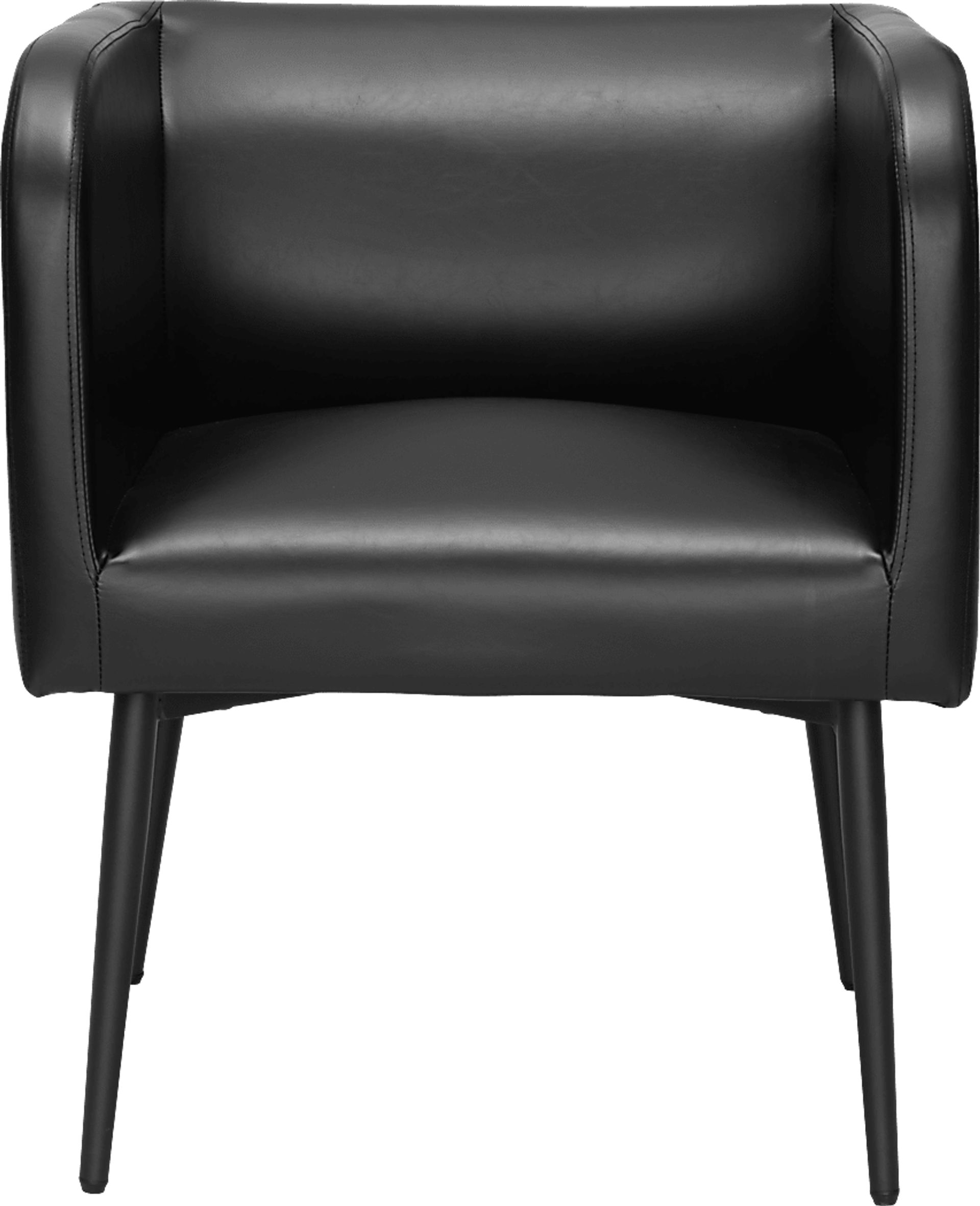 Llano Black Side Chair - Image 3