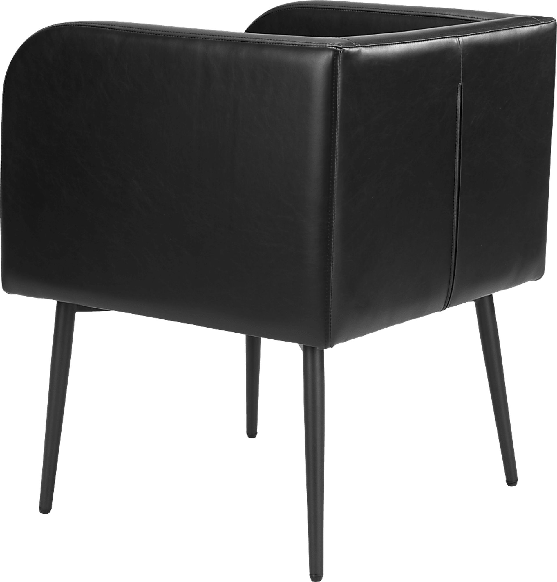 Llano Black Side Chair - Image 5