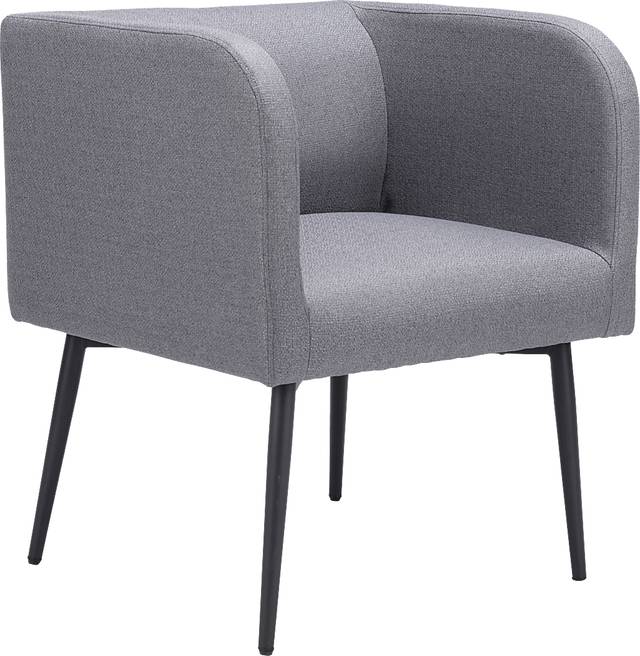 Llano Gray Side Chair - Thumbnail - Image 2