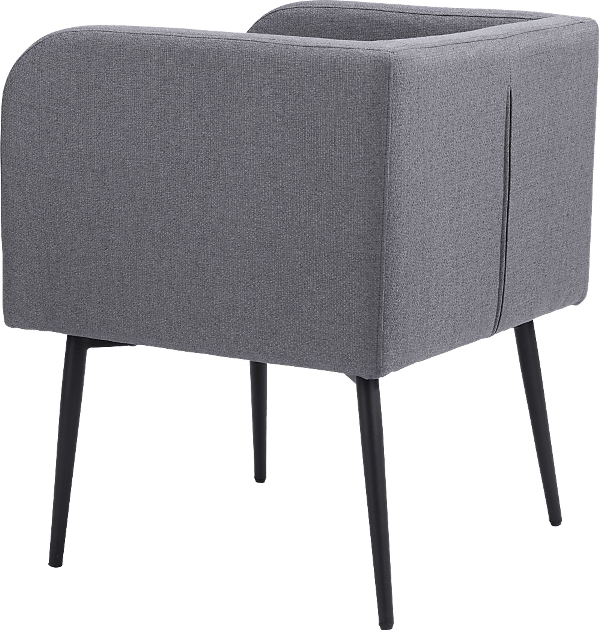 Llano Gray Side Chair - Image 5