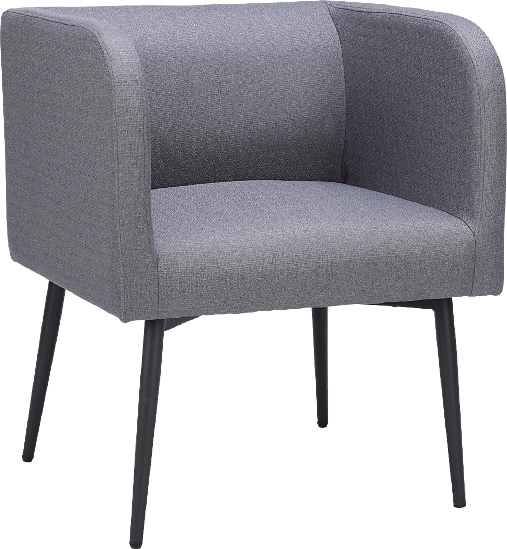 Llano Gray Side Chair - Image 1