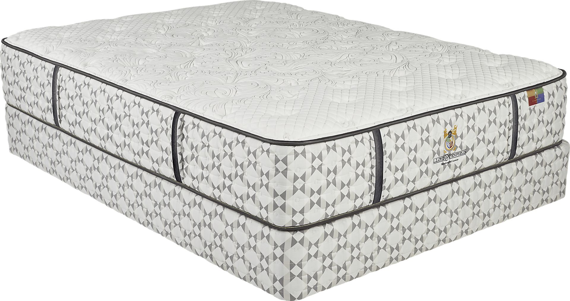 Lloyd & Penfield Bradford Low Profile King Mattress Set - Image 1