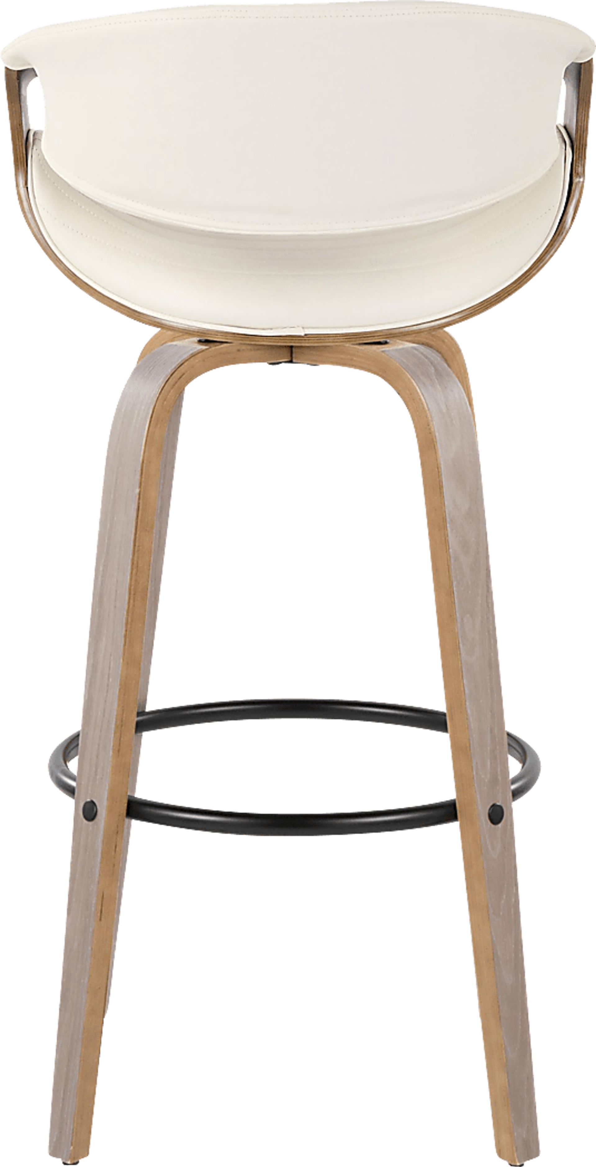 Loblolly I White Swivel Barstool, Set of 2 - Image 6