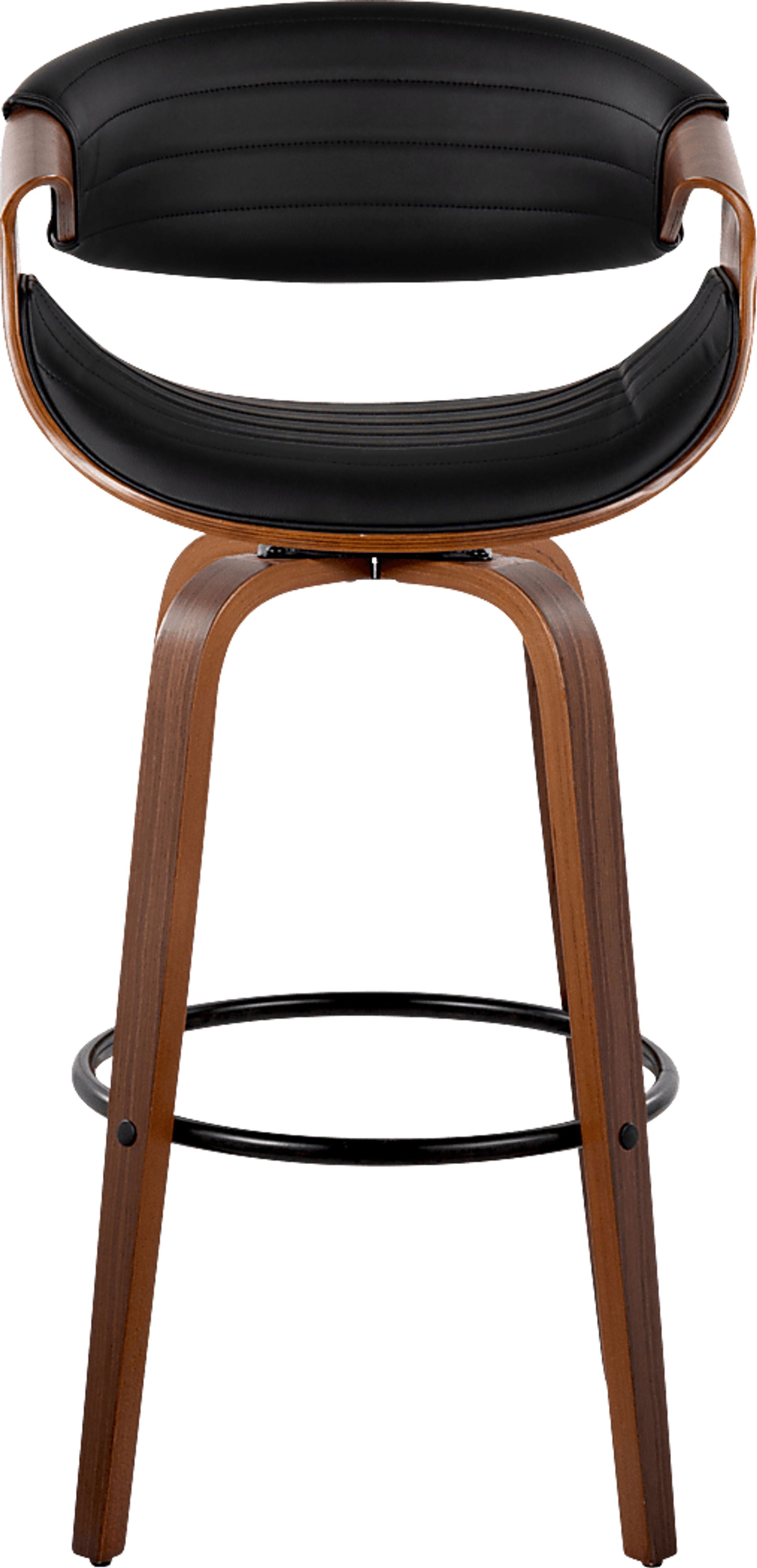 Loblolly II Black Swivel Barstool, Set of 2 - Image 7