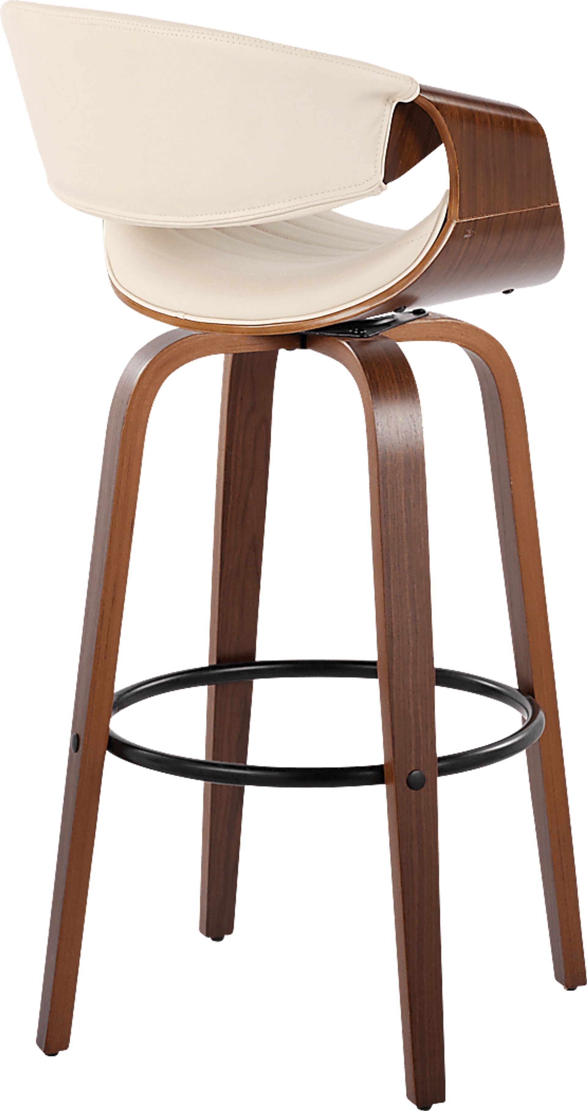 Loblolly II Cream Swivel Barstool, Set of 2 - Image 5
