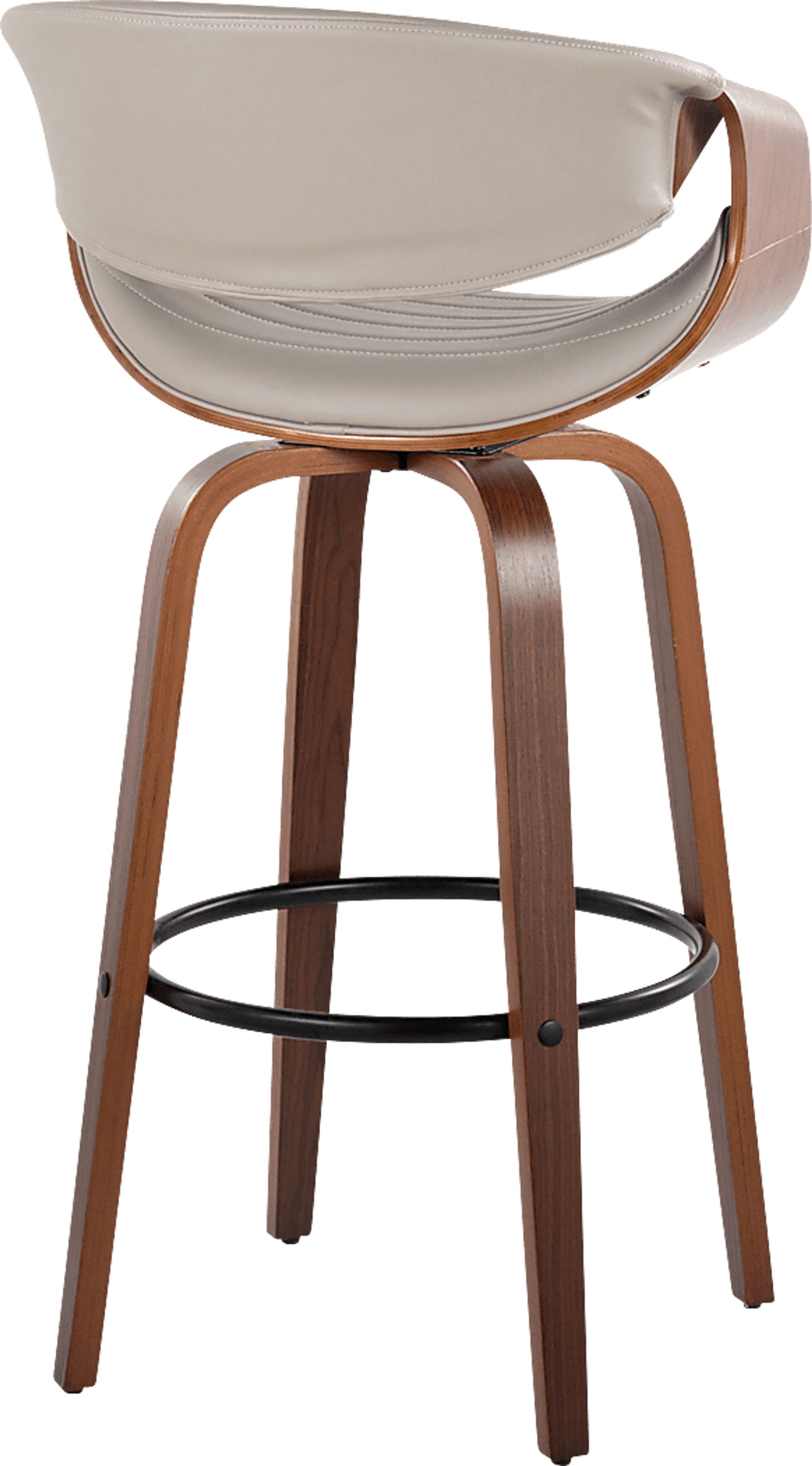 Loblolly II Pewter Swivel Barstool, Set of 2 - Image 5