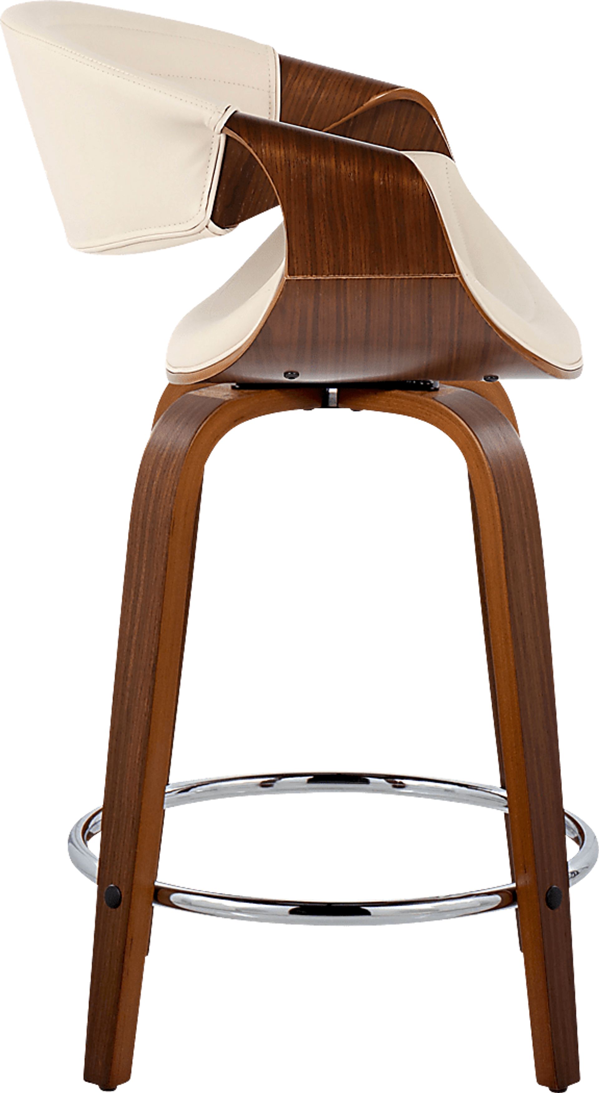 Loblolly III Cream Swivel Counter Height Stool, Set of 2 - Image 4