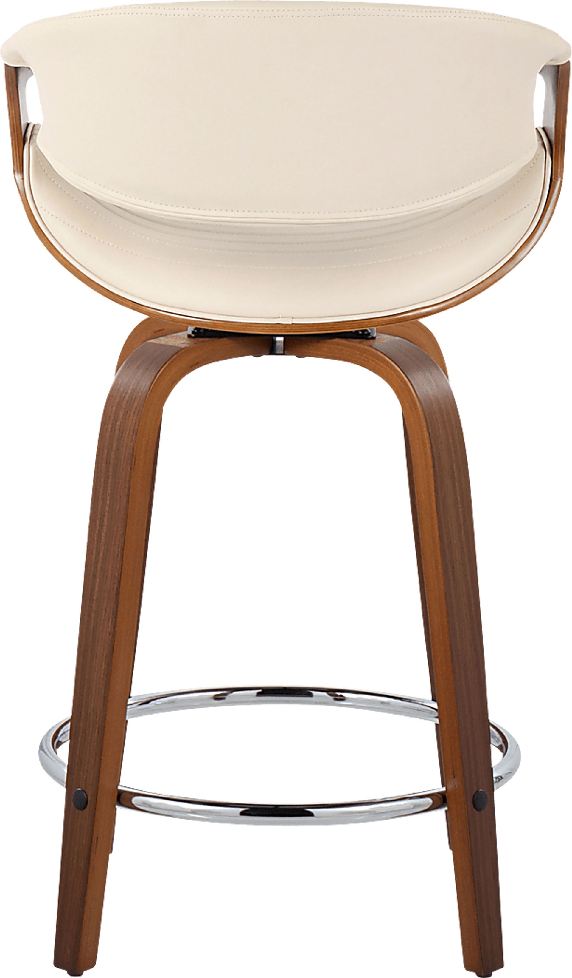 Loblolly III Cream Swivel Counter Height Stool, Set of 2 - Image 6
