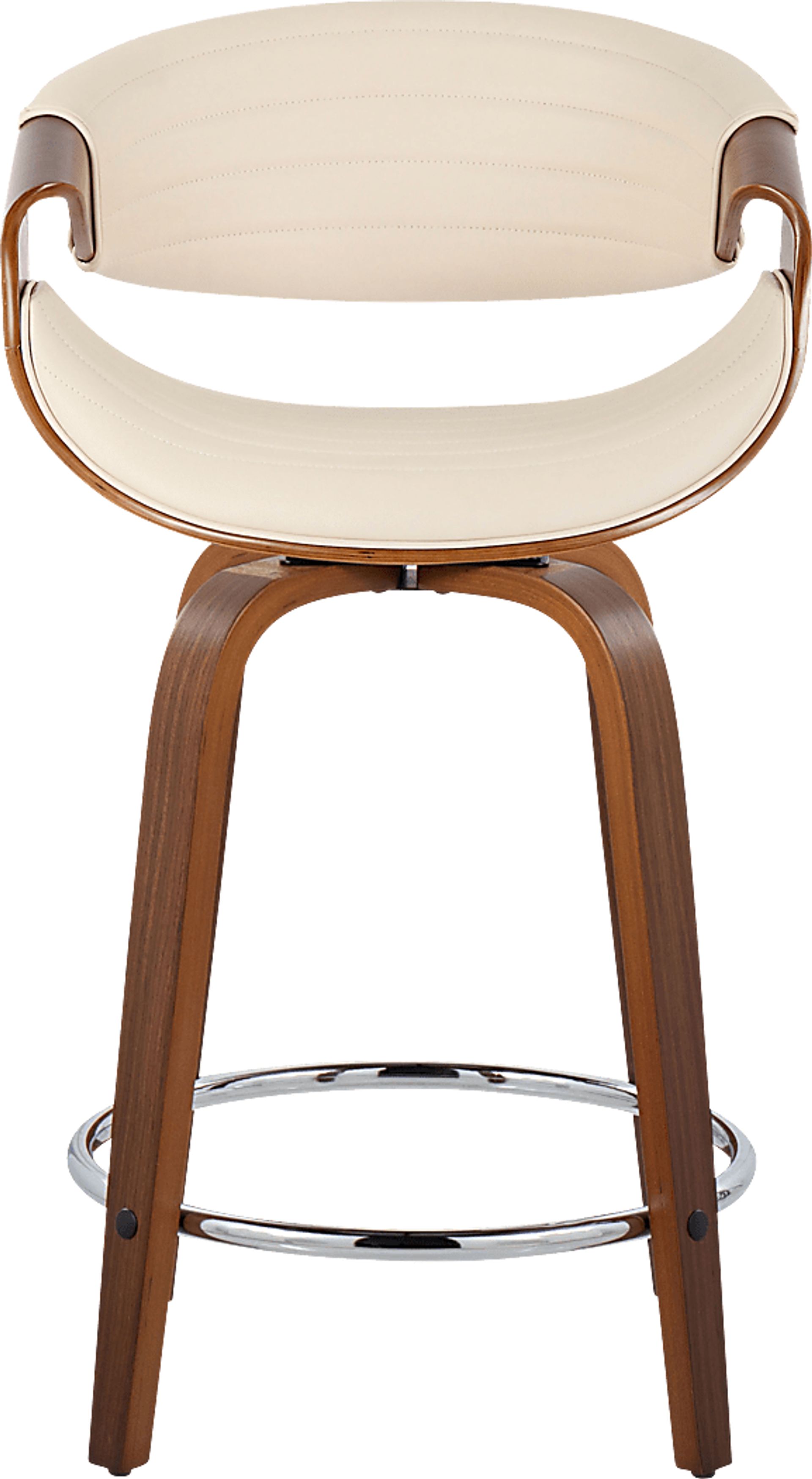 Loblolly III Cream Swivel Counter Height Stool, Set of 2 - Image 7