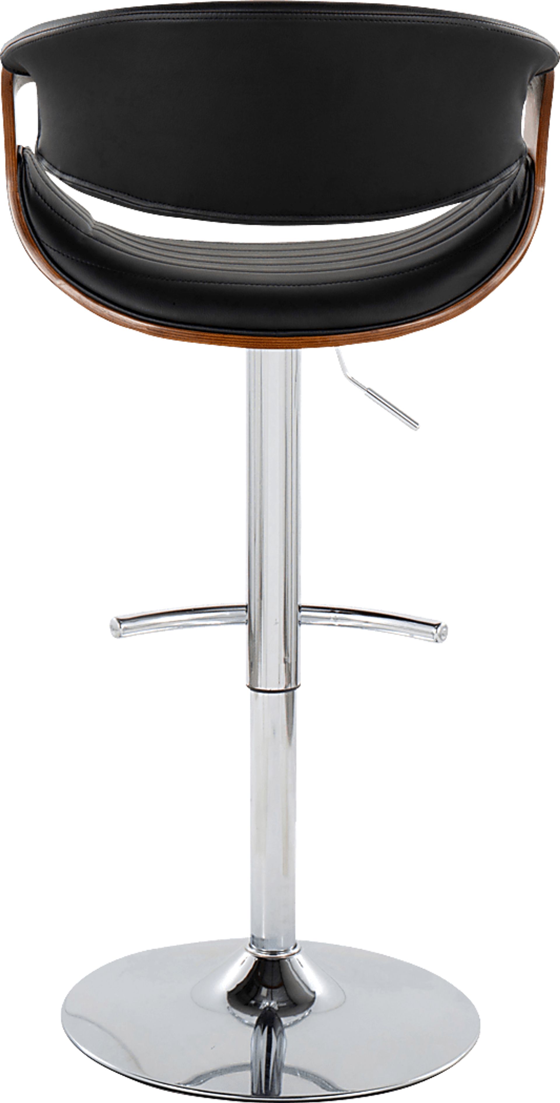 Loblolly IX Black Adjustable Barstool, Set of 2 - Image 6
