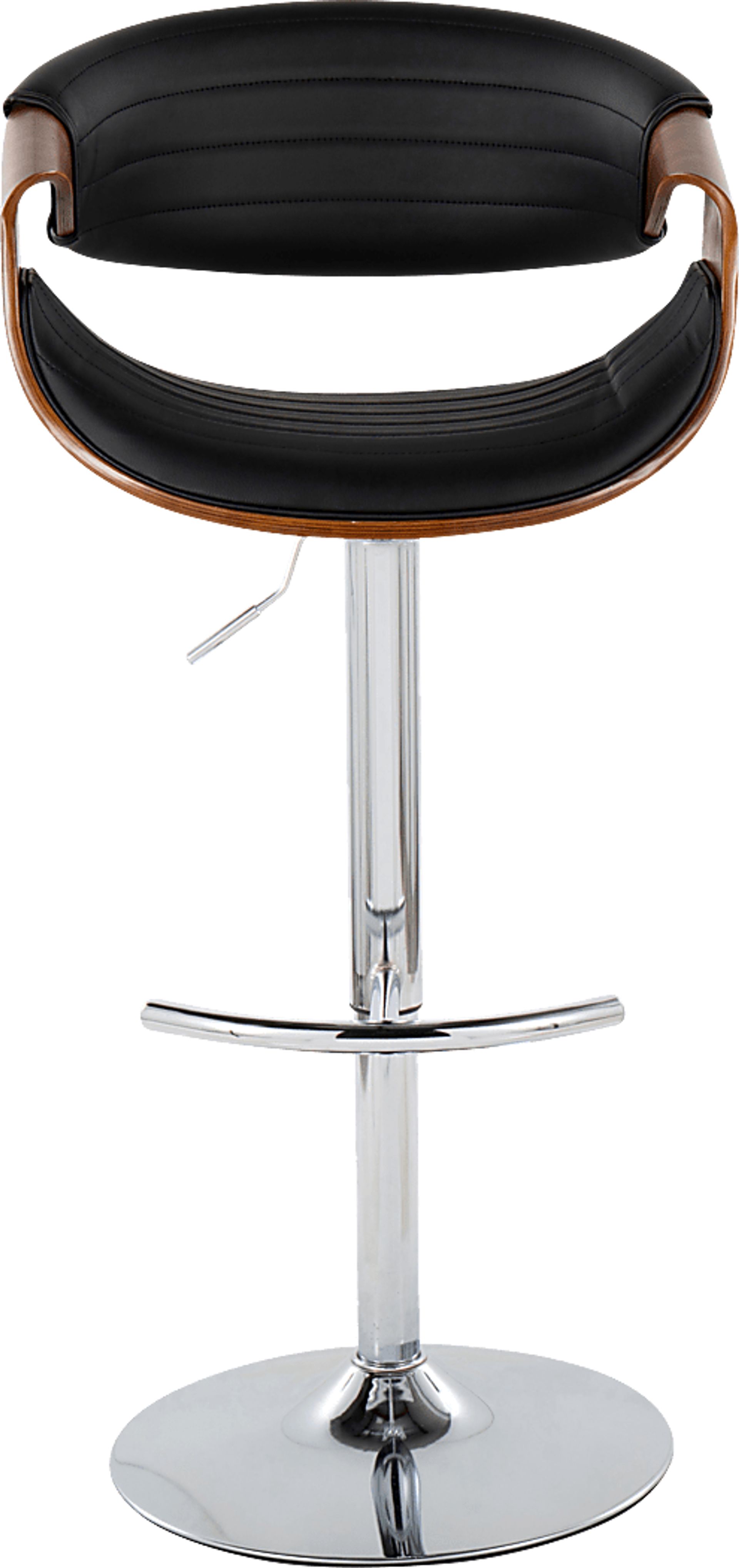 Loblolly IX Black Adjustable Barstool, Set of 2 - Image 7