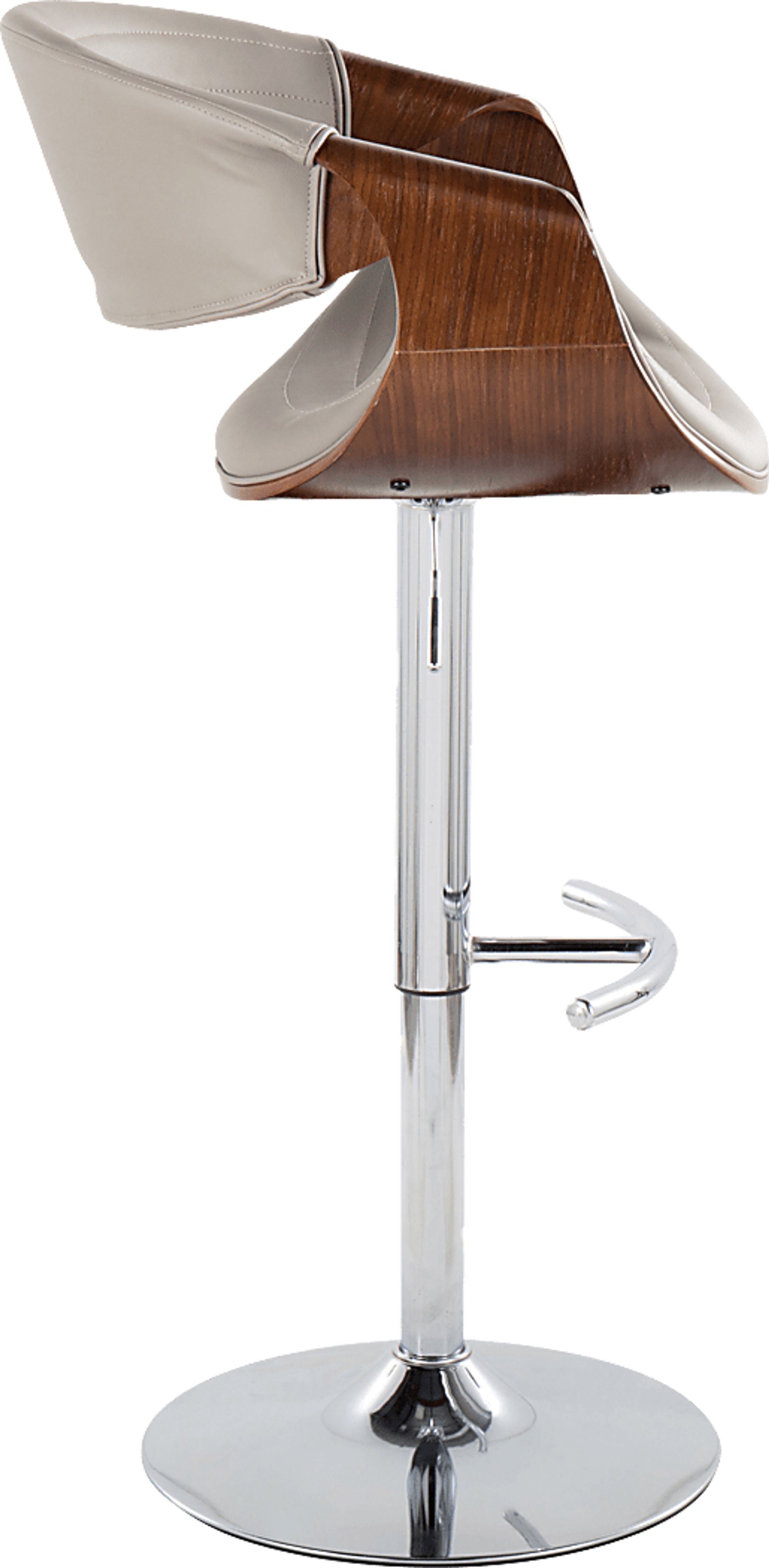 Loblolly IX Gray Adjustable Barstool, Set of 2 - Image 5