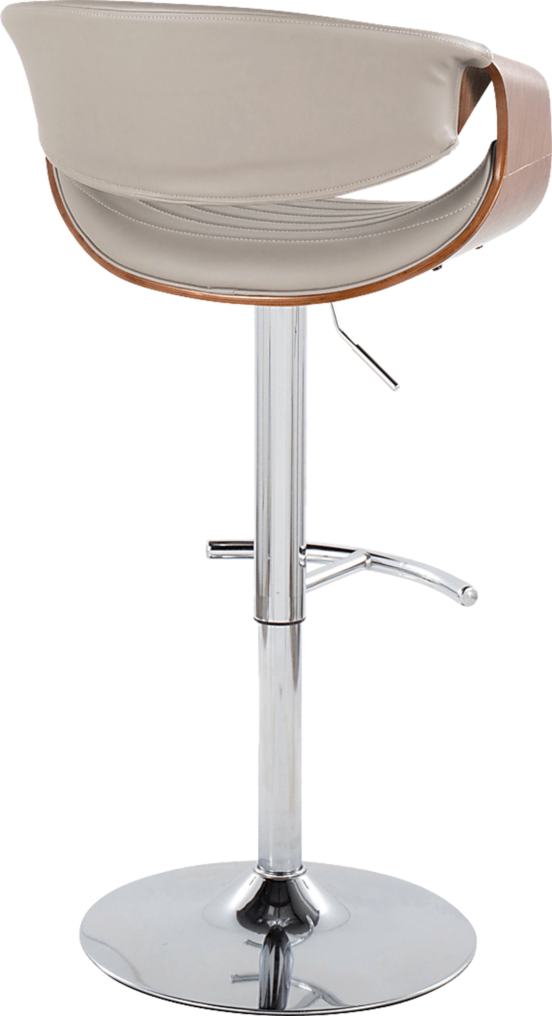 Loblolly IX Gray Adjustable Barstool, Set of 2 - Image 6