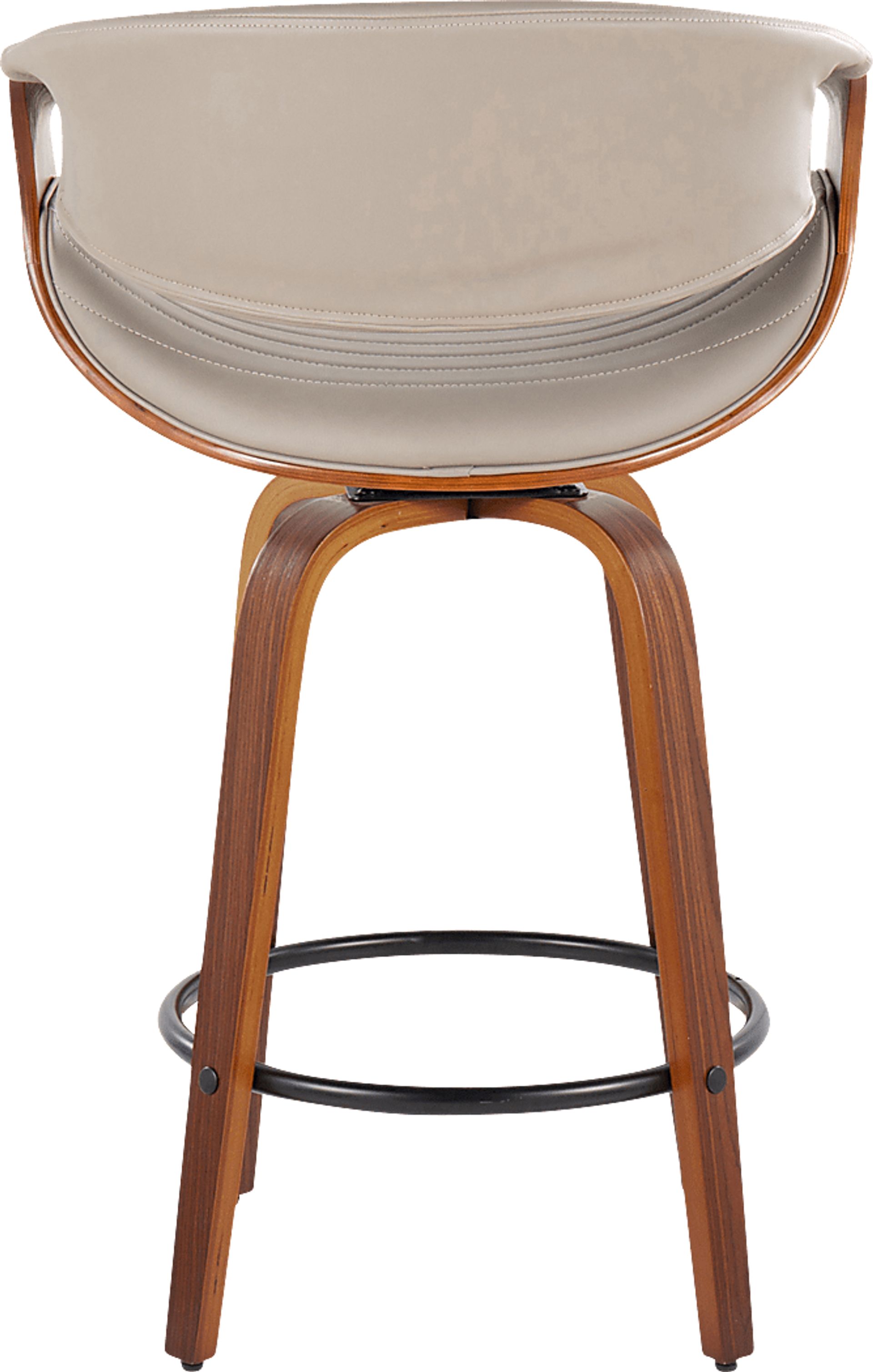 Loblolly V Gray Swivel Counter Height Stool, Set of 2 - Image 5