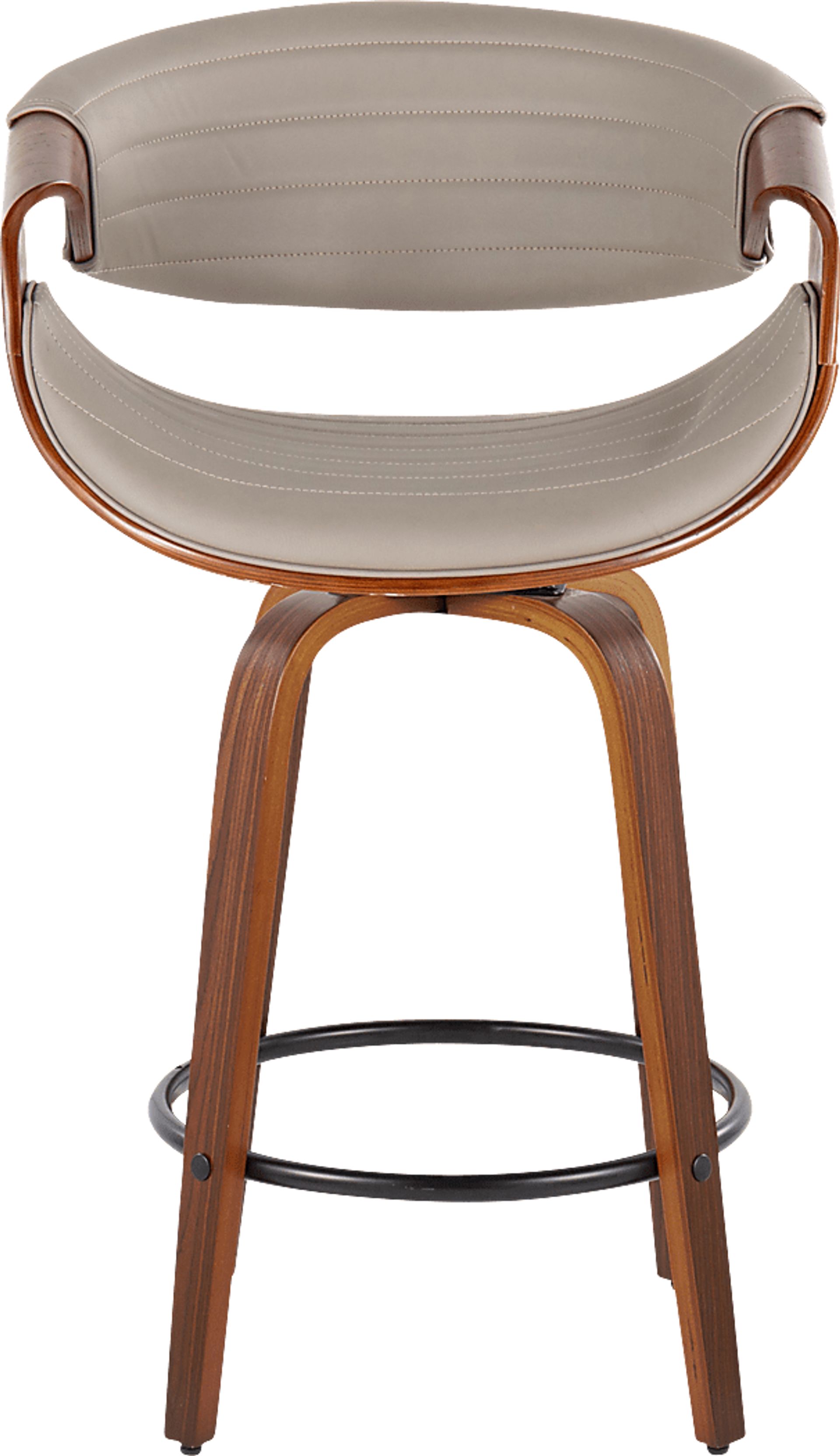 Loblolly V Gray Swivel Counter Height Stool, Set of 2 - Image 6