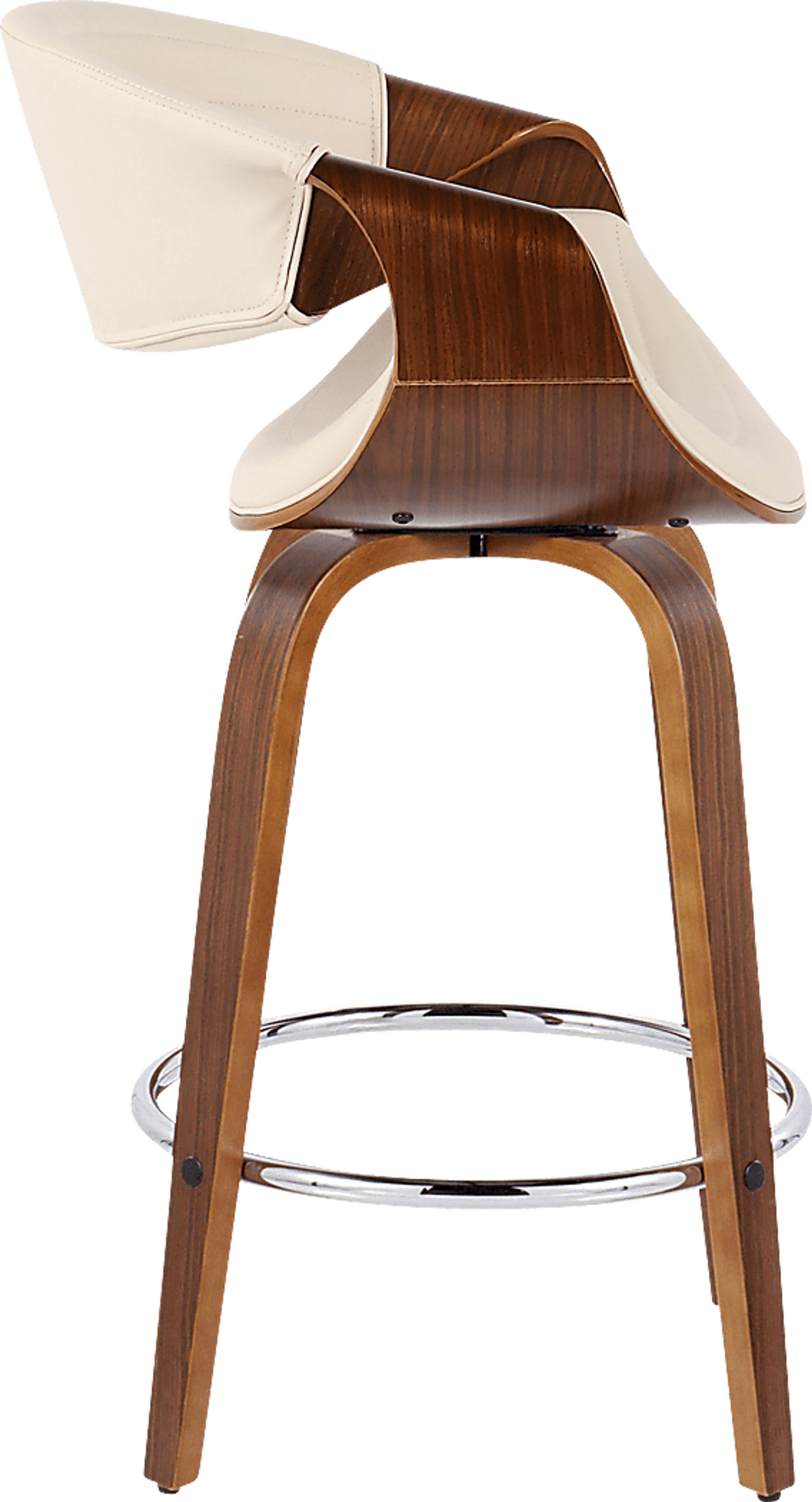 Loblolly VI Cream Swivel Counter Height Stool, Set of 2 - Image 4