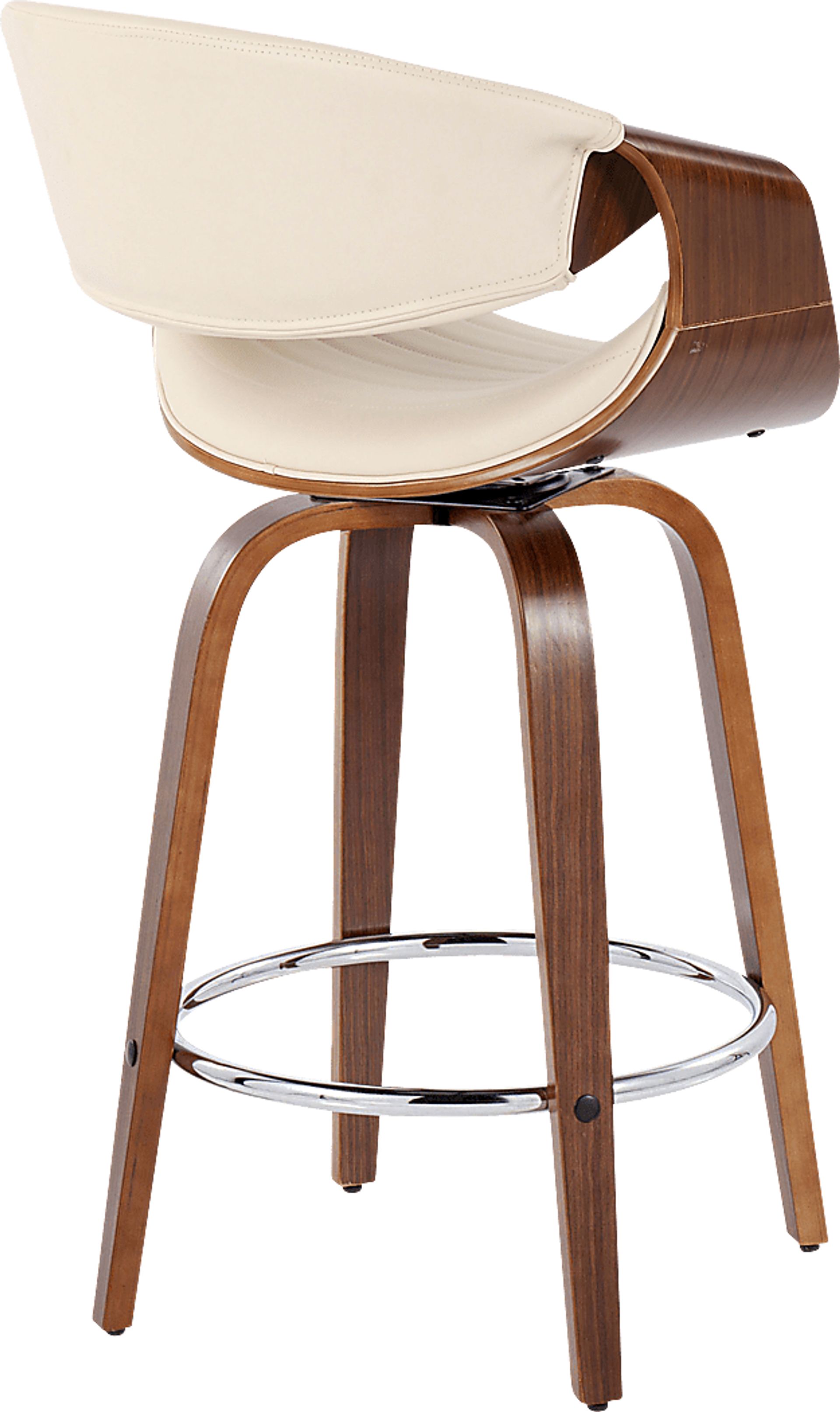 Loblolly VI Cream Swivel Counter Height Stool, Set of 2 - Image 5