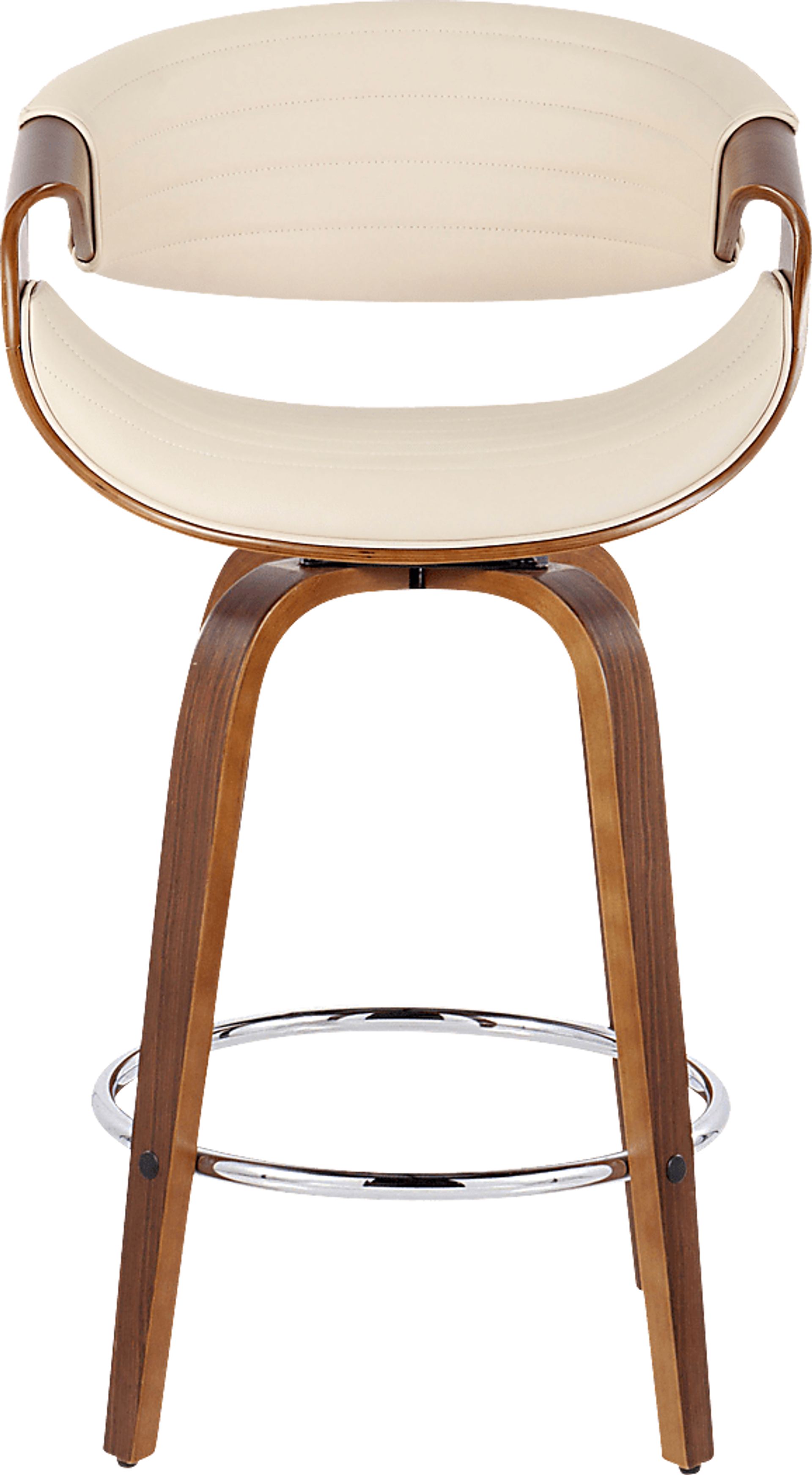 Loblolly VI Cream Swivel Counter Height Stool, Set of 2 - Image 7