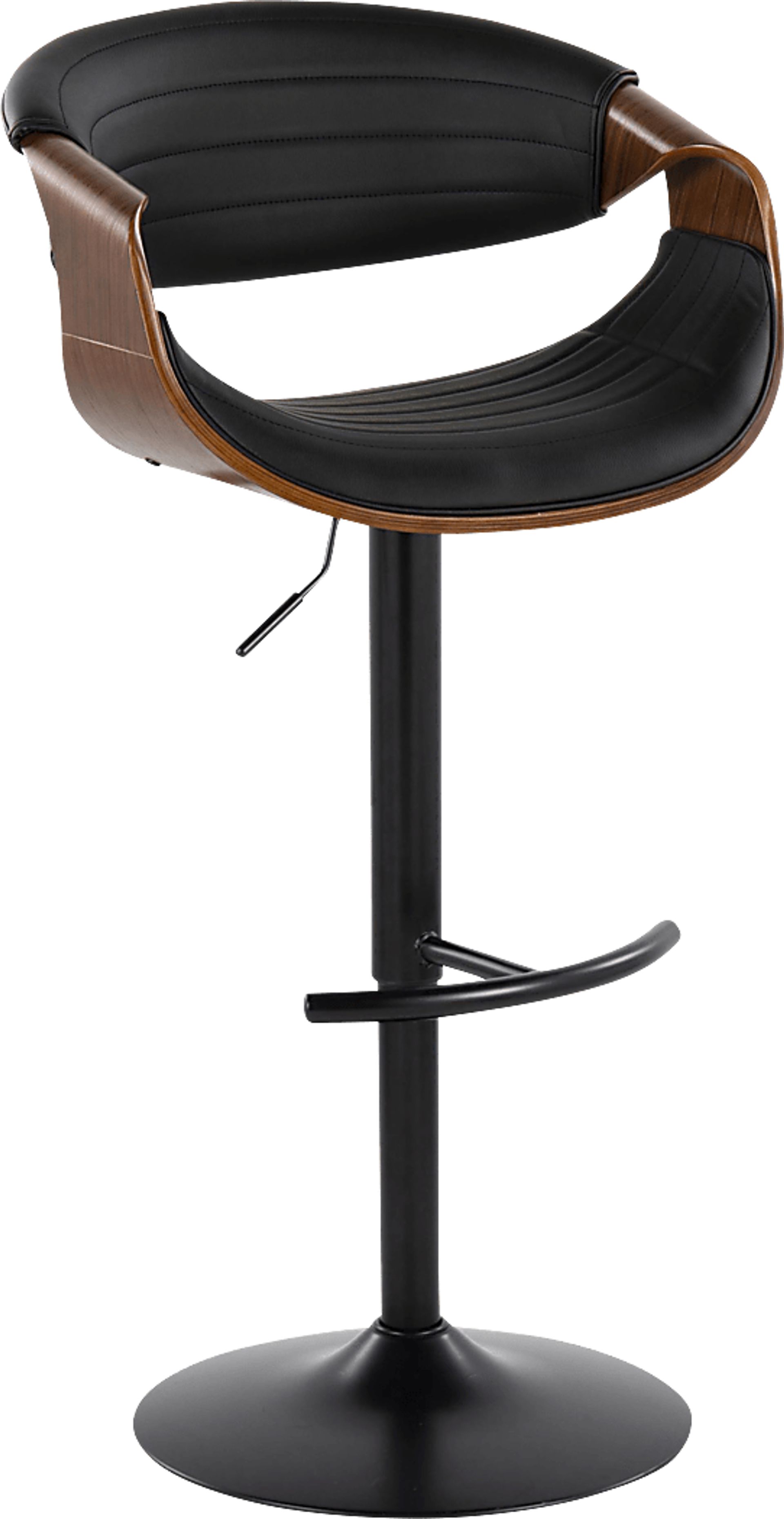 Loblolly VII Black Adjustable Barstool, Set of 2 - Image 3