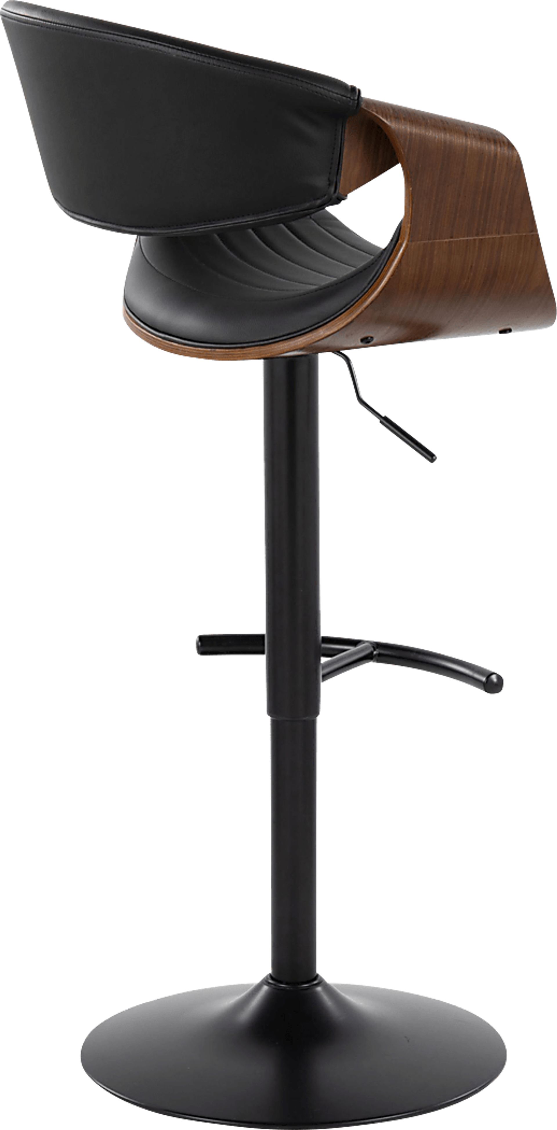 Loblolly VII Black Adjustable Barstool, Set of 2 - Image 5