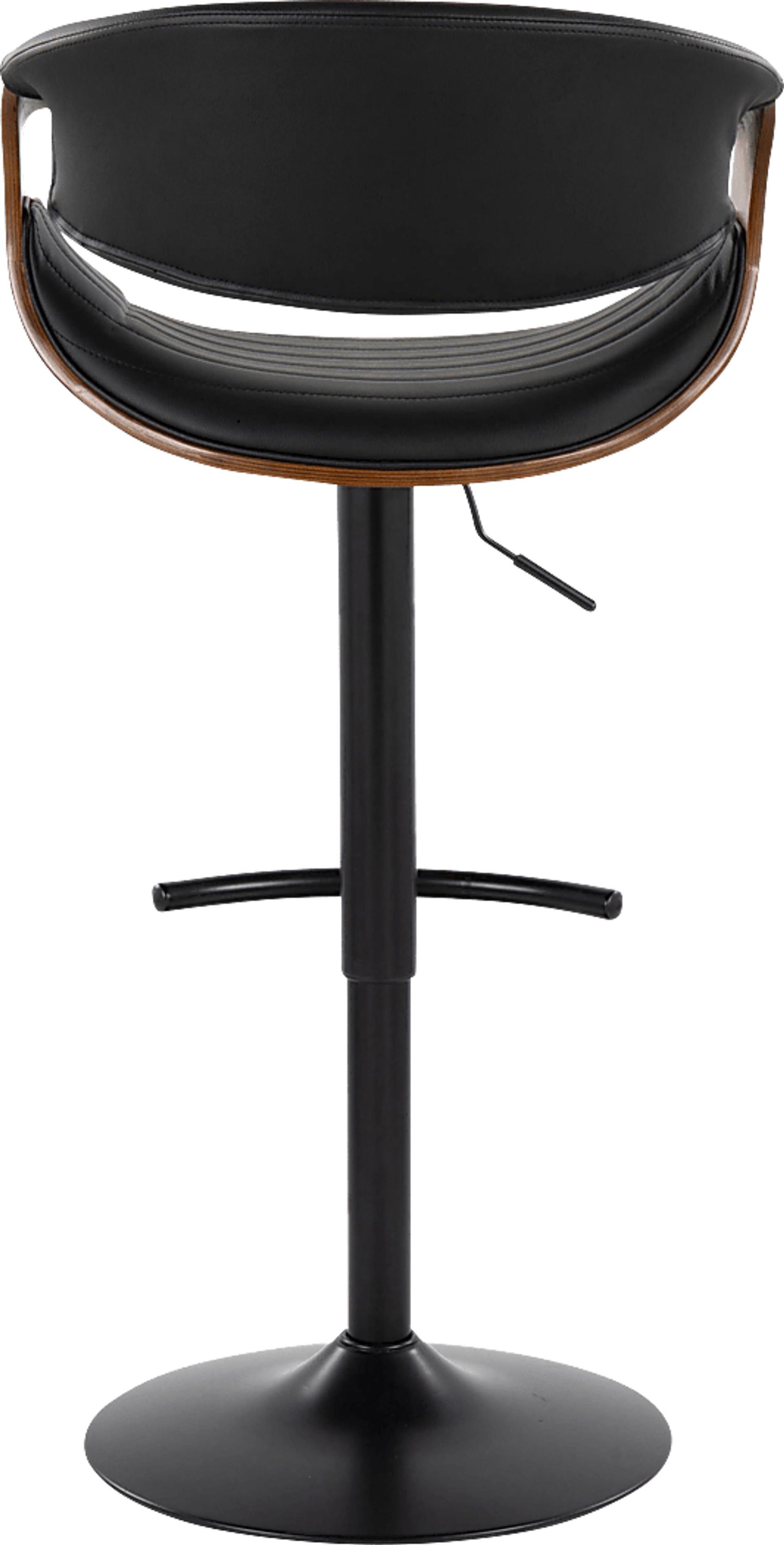 Loblolly VII Black Adjustable Barstool, Set of 2 - Image 6