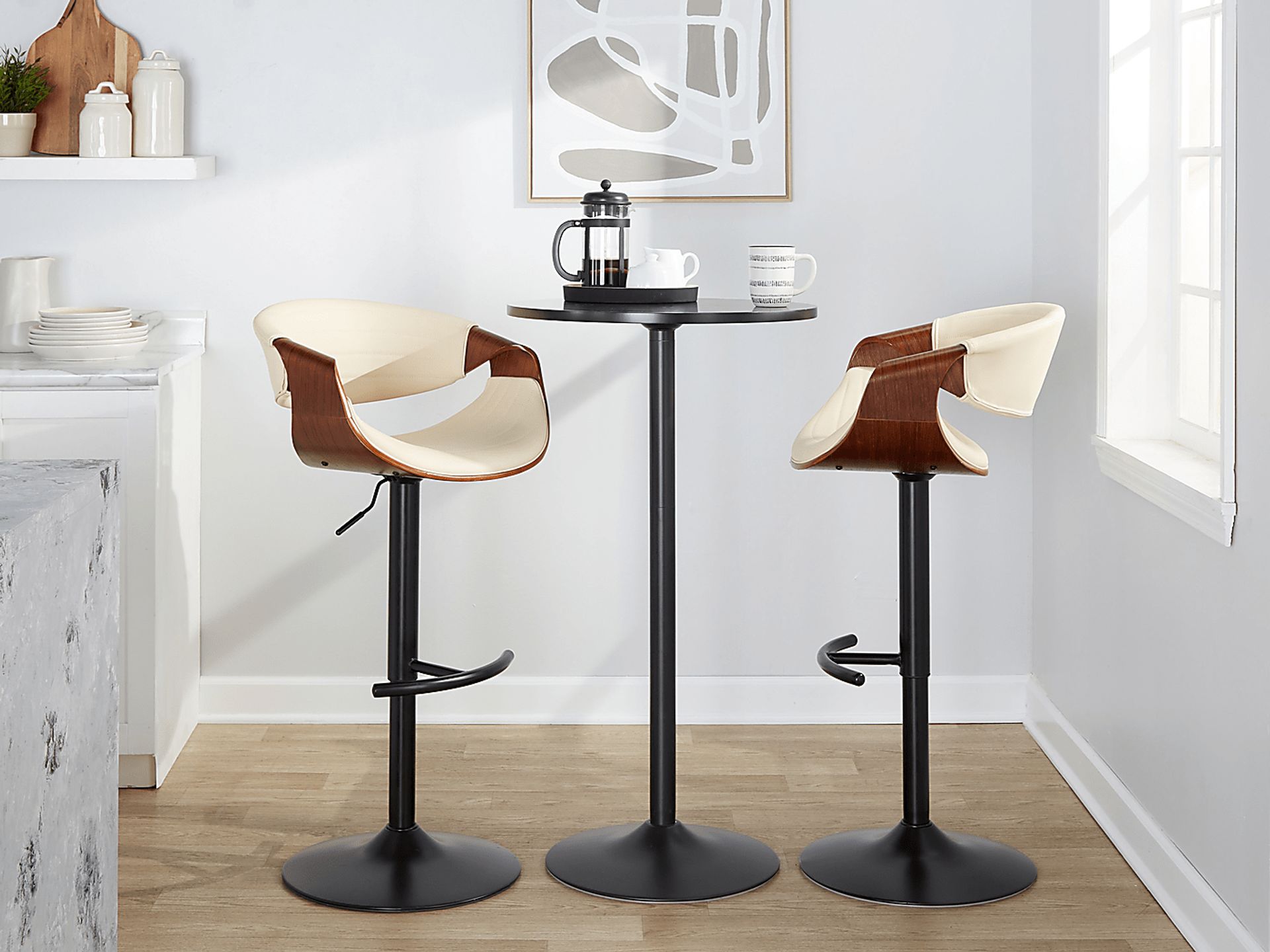 Loblolly VII Cream Adjustable Barstool, Set of 2 - Image 10