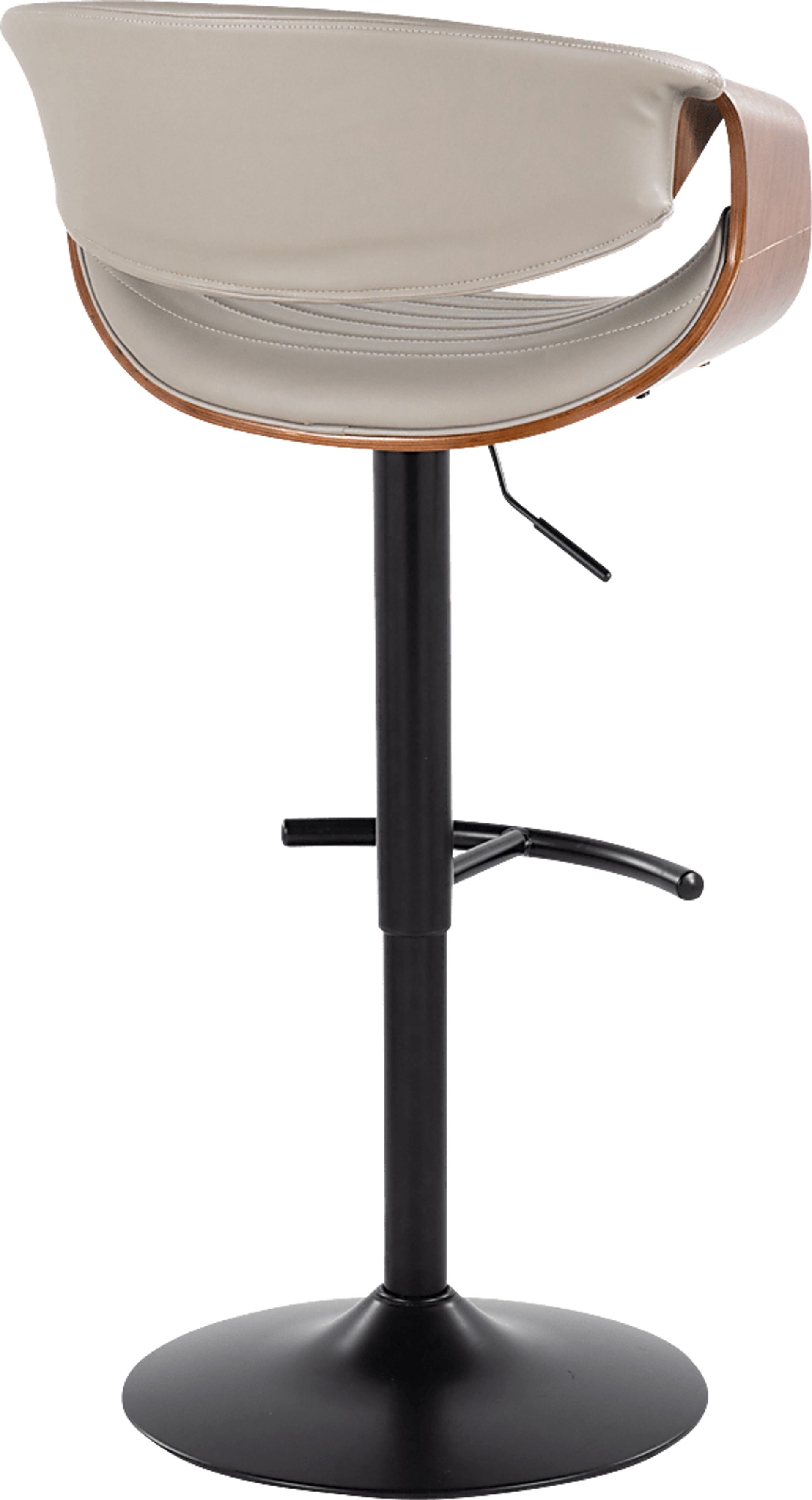 Loblolly VII Gray Adjustable Barstool, Set of 2 - Image 5