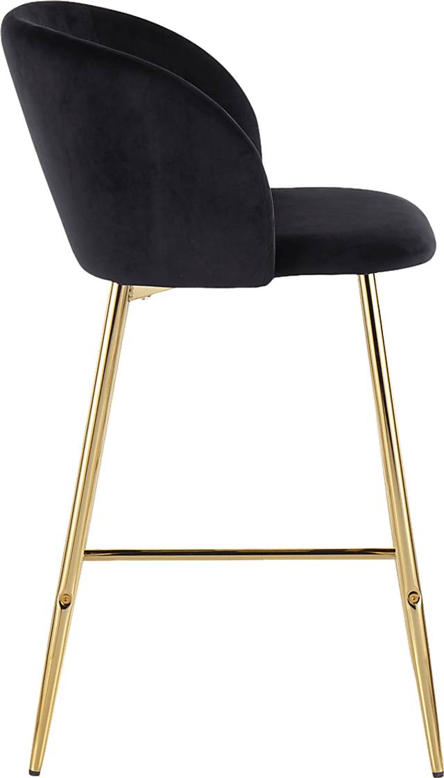 Lobolly I Black Counter Height Stool, Set of 2 - Thumbnail - Image 3