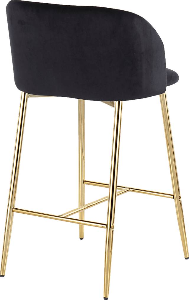Lobolly I Black Counter Height Stool, Set of 2 - Thumbnail - Image 4