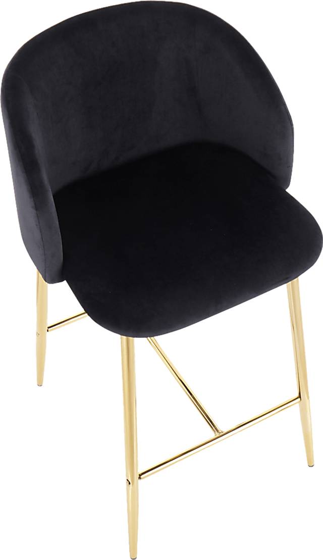 Lobolly I Black Counter Height Stool, Set of 2 - Thumbnail - Image 7