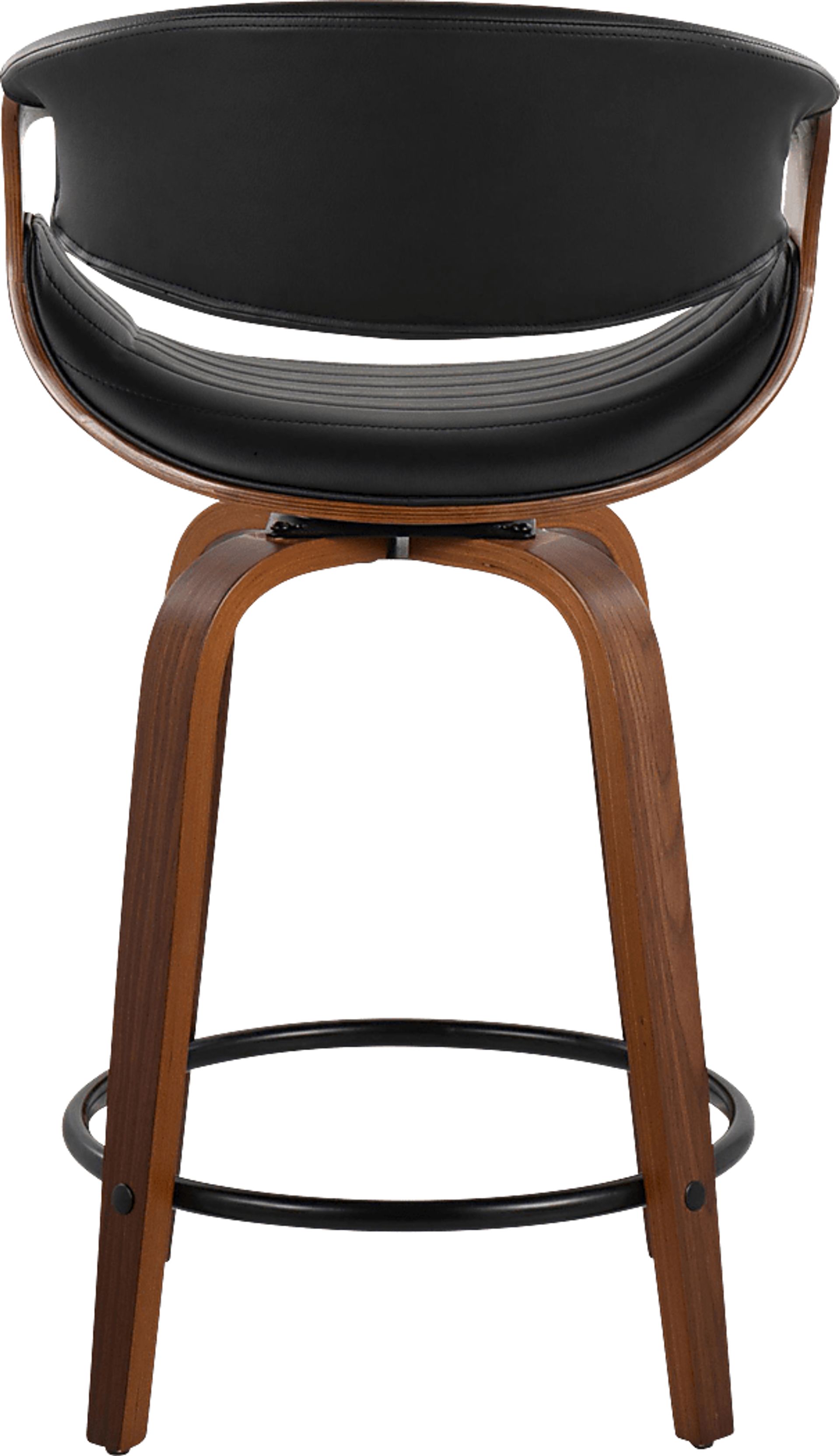 Lobolly II Black Swivel Counter Height Stool, Set of 2 - Image 6