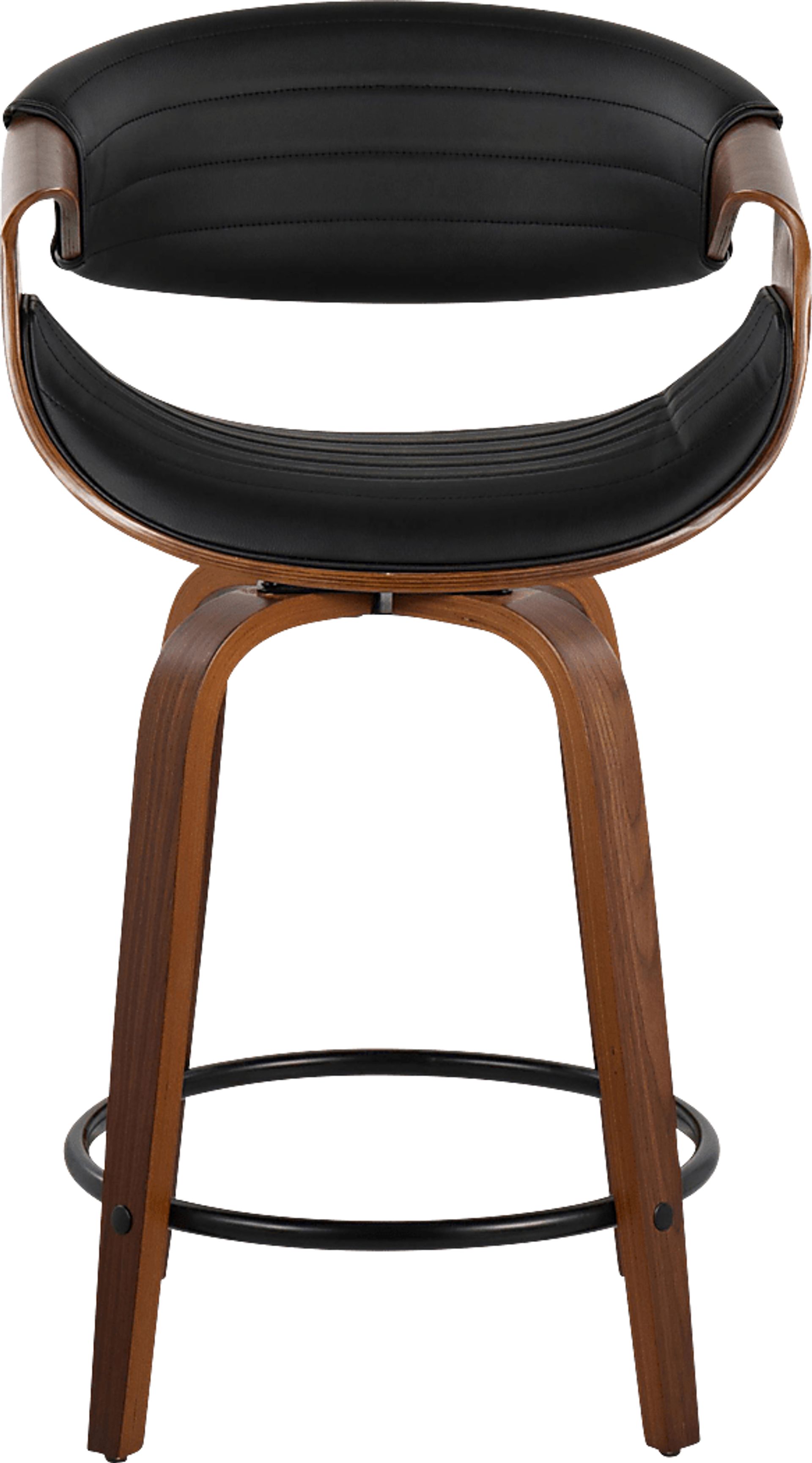 Lobolly II Black Swivel Counter Height Stool, Set of 2 - Image 7