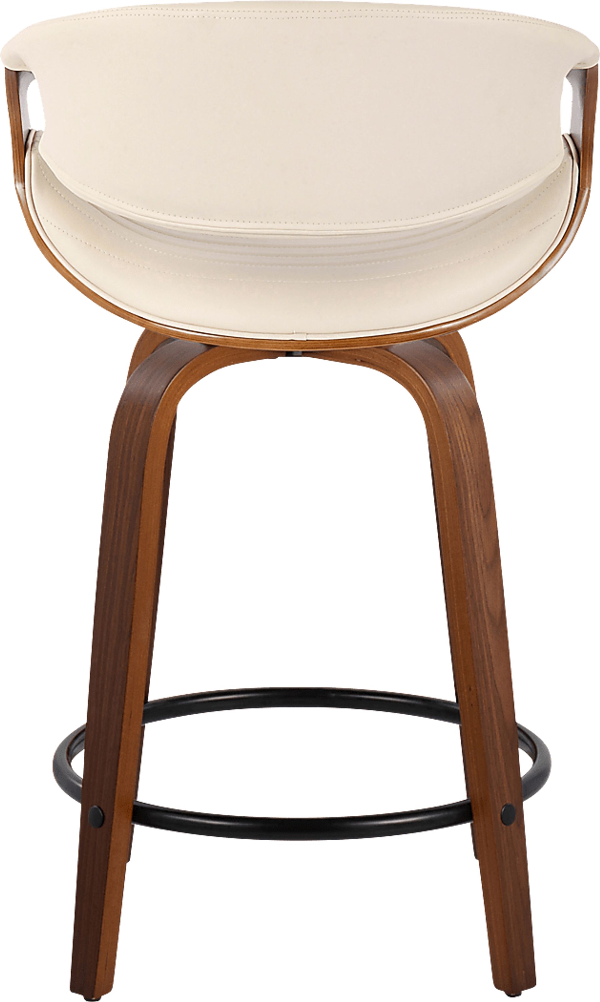 Lobolly II Cream Swivel Counter Height Stool, Set of 2 - Image 6