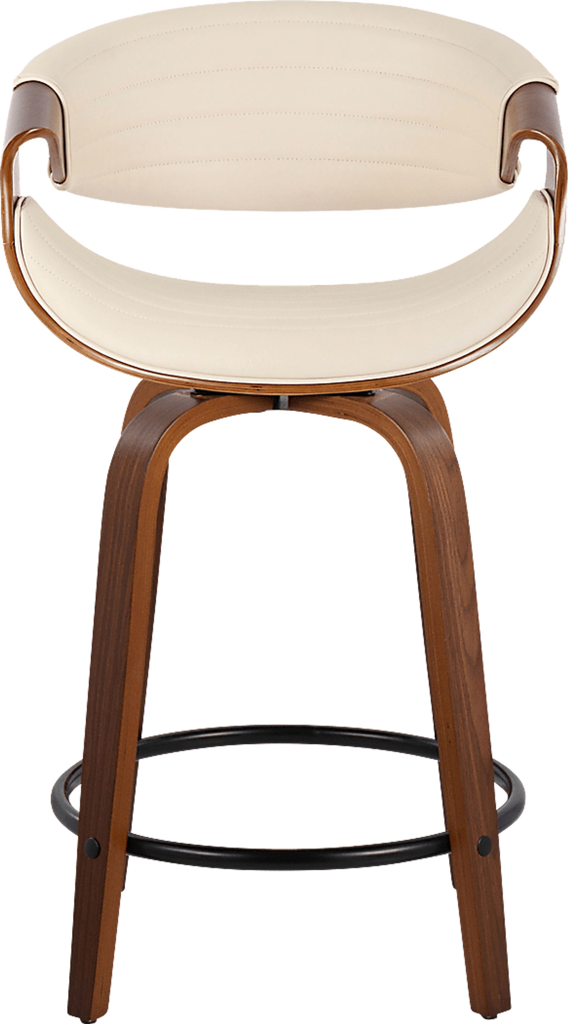 Lobolly II Cream Swivel Counter Height Stool, Set of 2 - Image 7