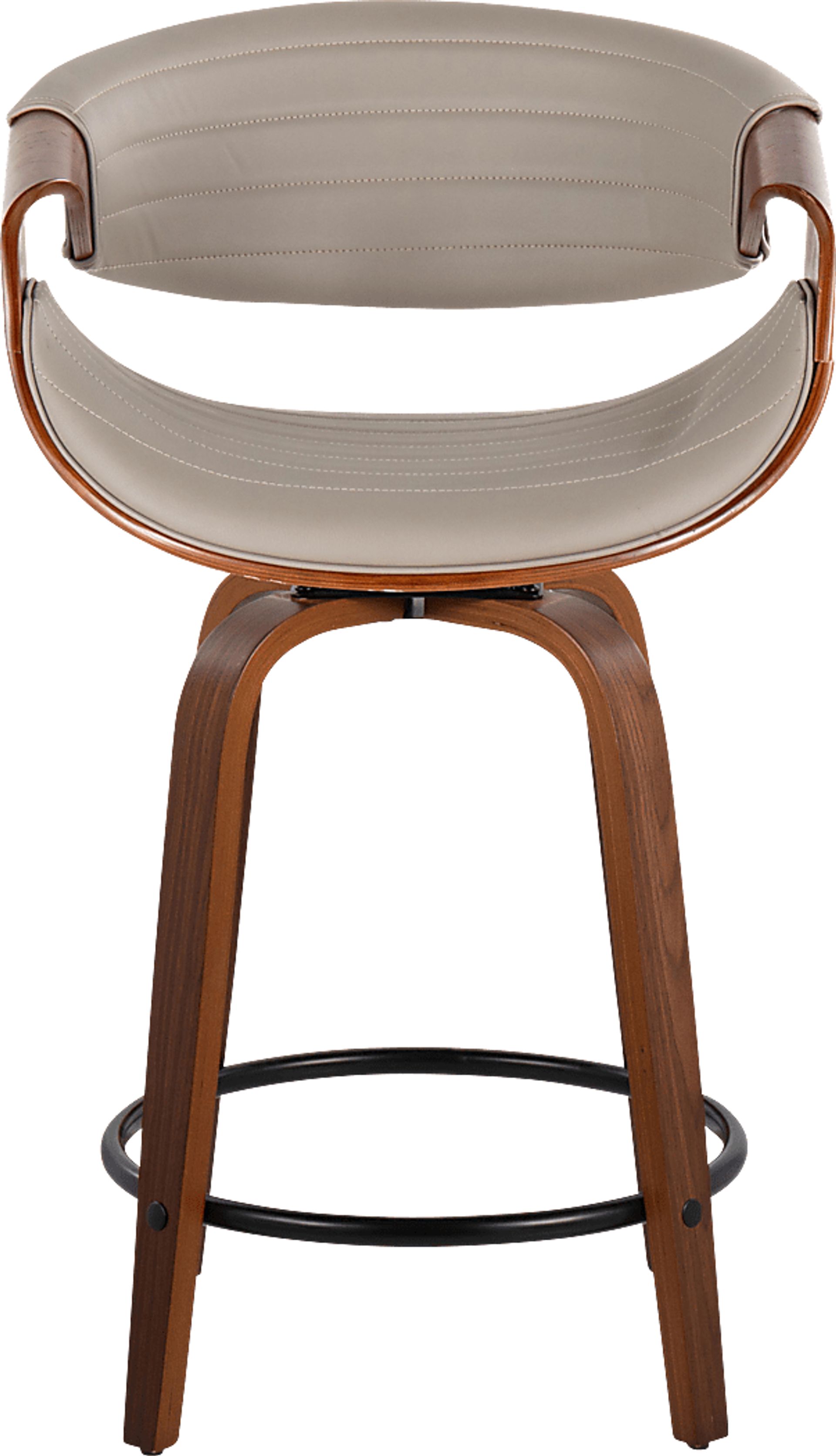 Lobolly II Gray Swivel Counter Height Stool, Set of 2 - Image 7
