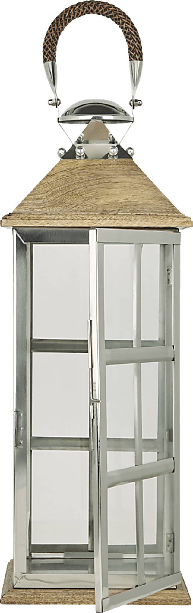 Loch Blake Silver Large Indoor/Outdoor Lantern - Thumbnail - Image 2