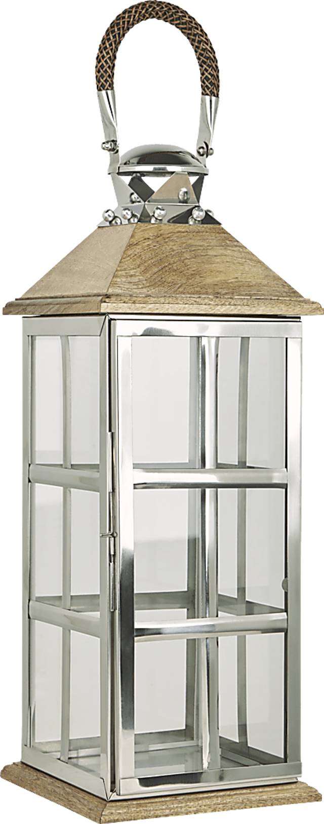 Loch Blake Silver Large Indoor/Outdoor Lantern - Thumbnail - Image 3