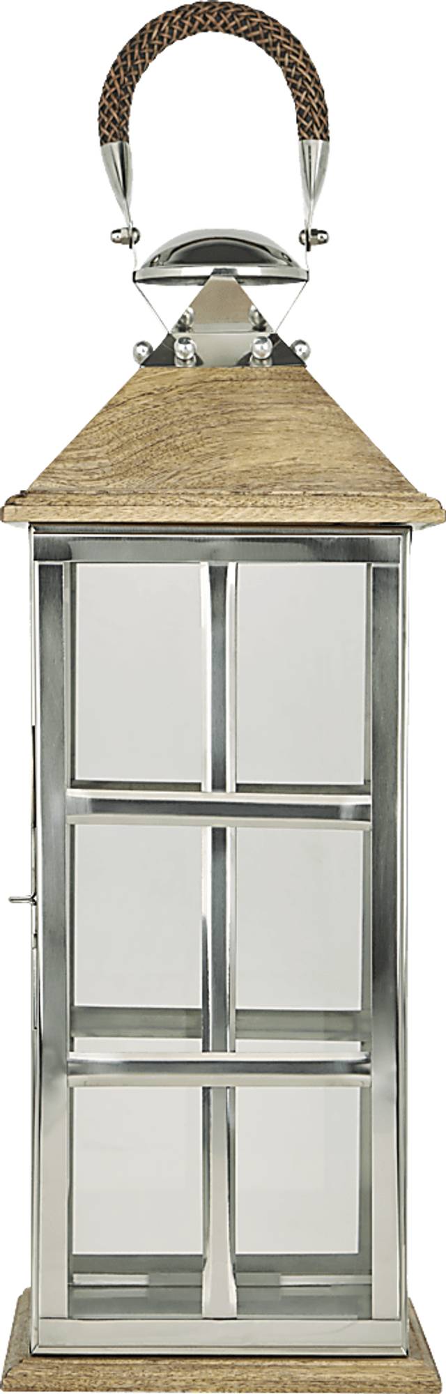 Loch Blake Silver Large Indoor/Outdoor Lantern - Thumbnail - Image 1